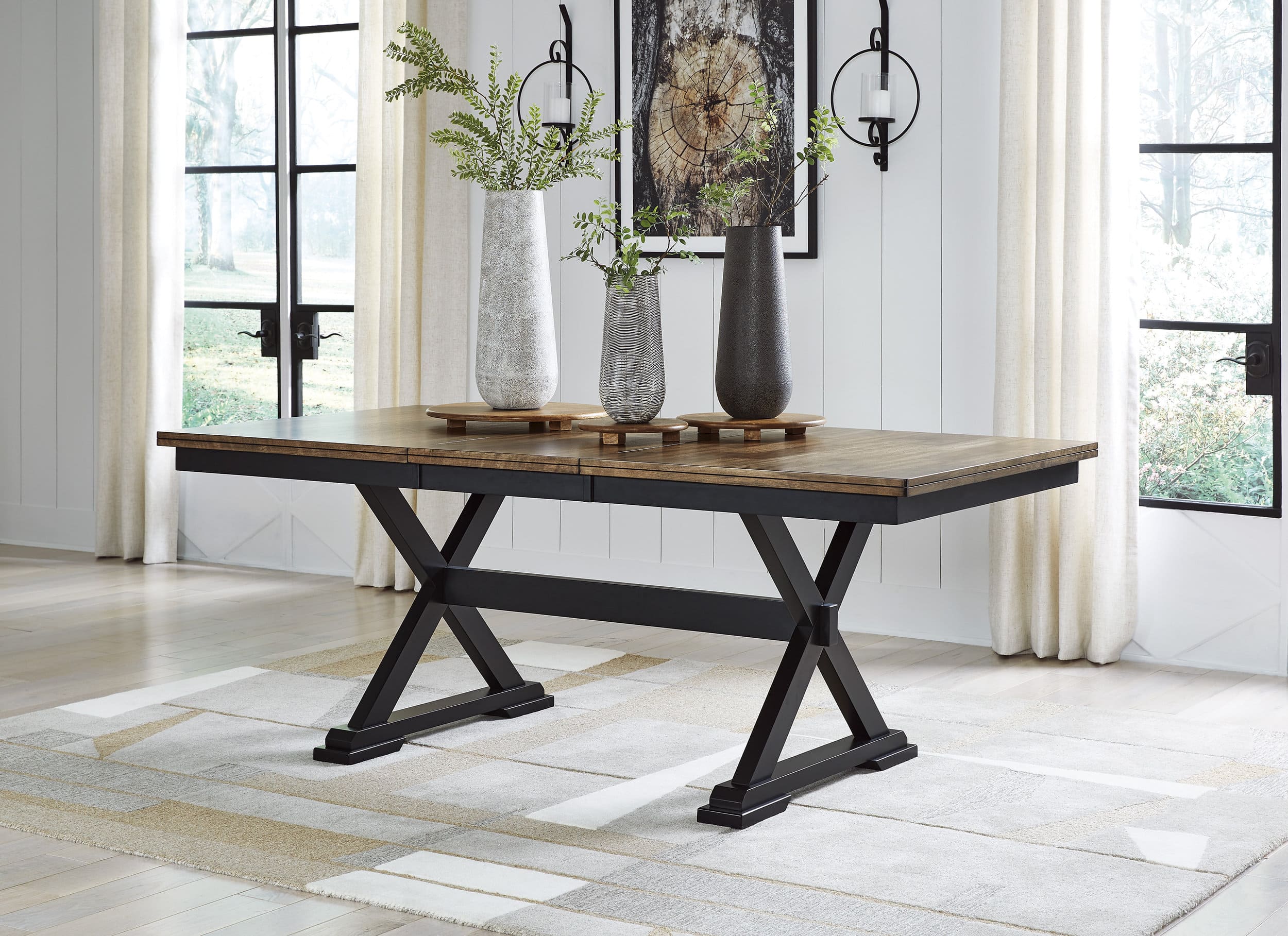 Wildenauer Wood Extendable Dining Table - Seats 8