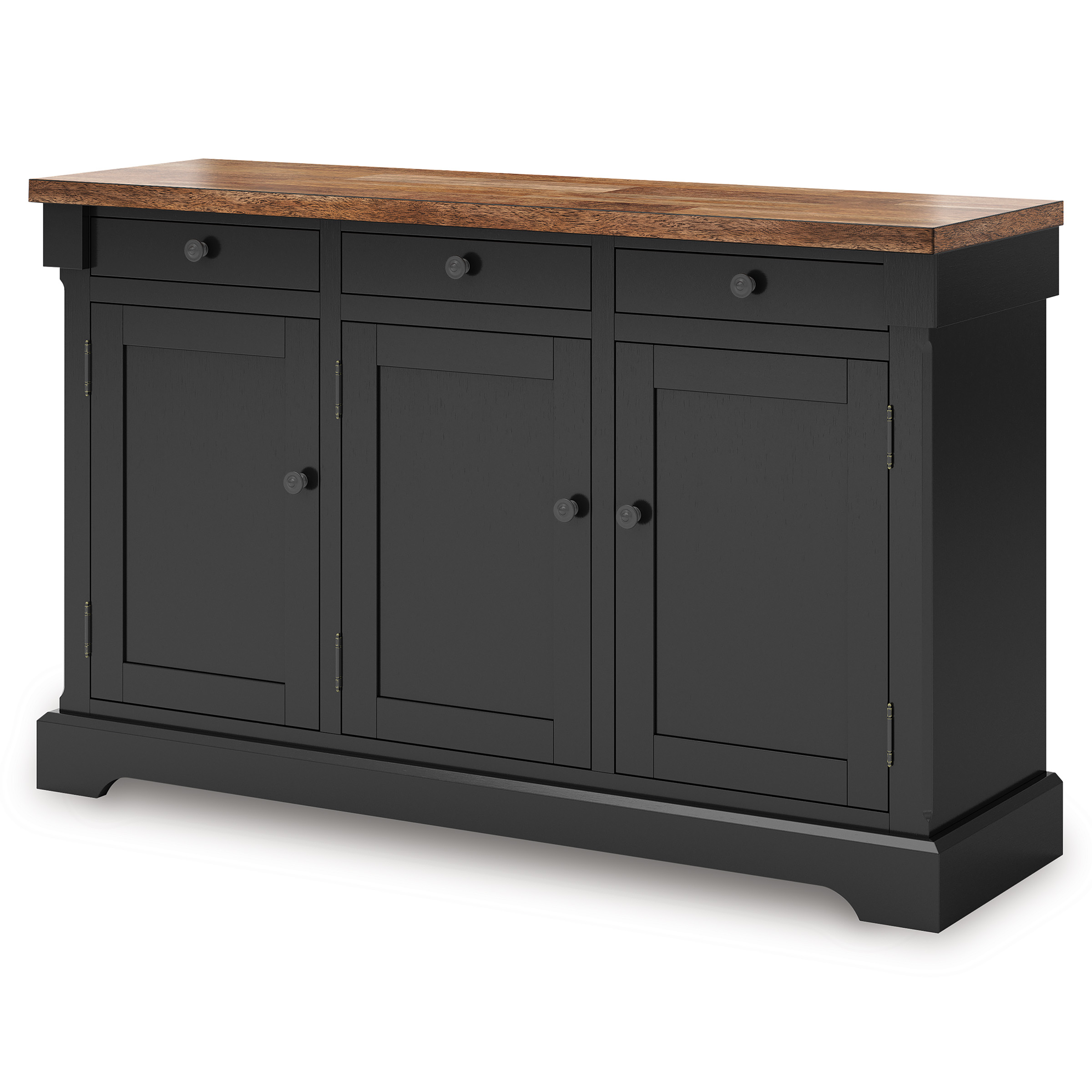 Wildenauer Extendable Dining Set - Brown & Black | Ashley