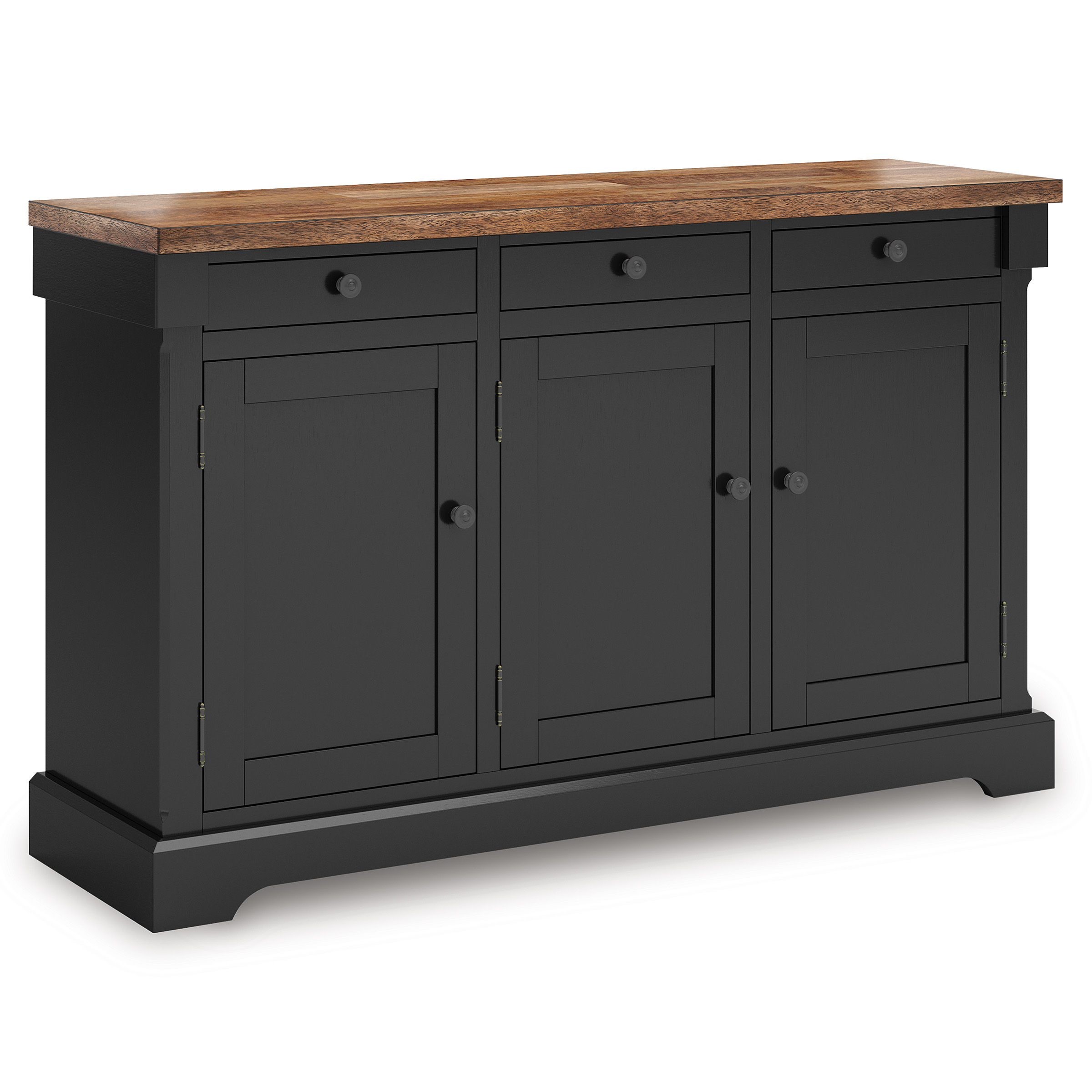 Wildenauer Extendable Dining Set - Brown & Black | Ashley