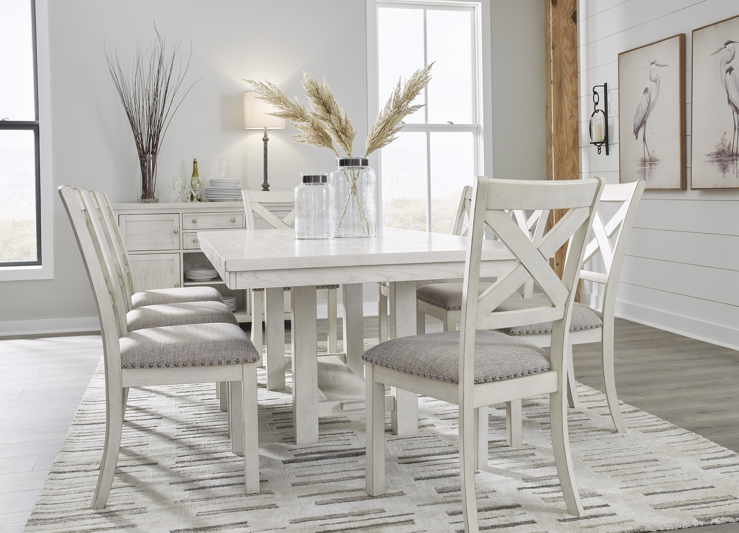 Robbinsdale Cottage-Style Dining Side Chair | Antique White