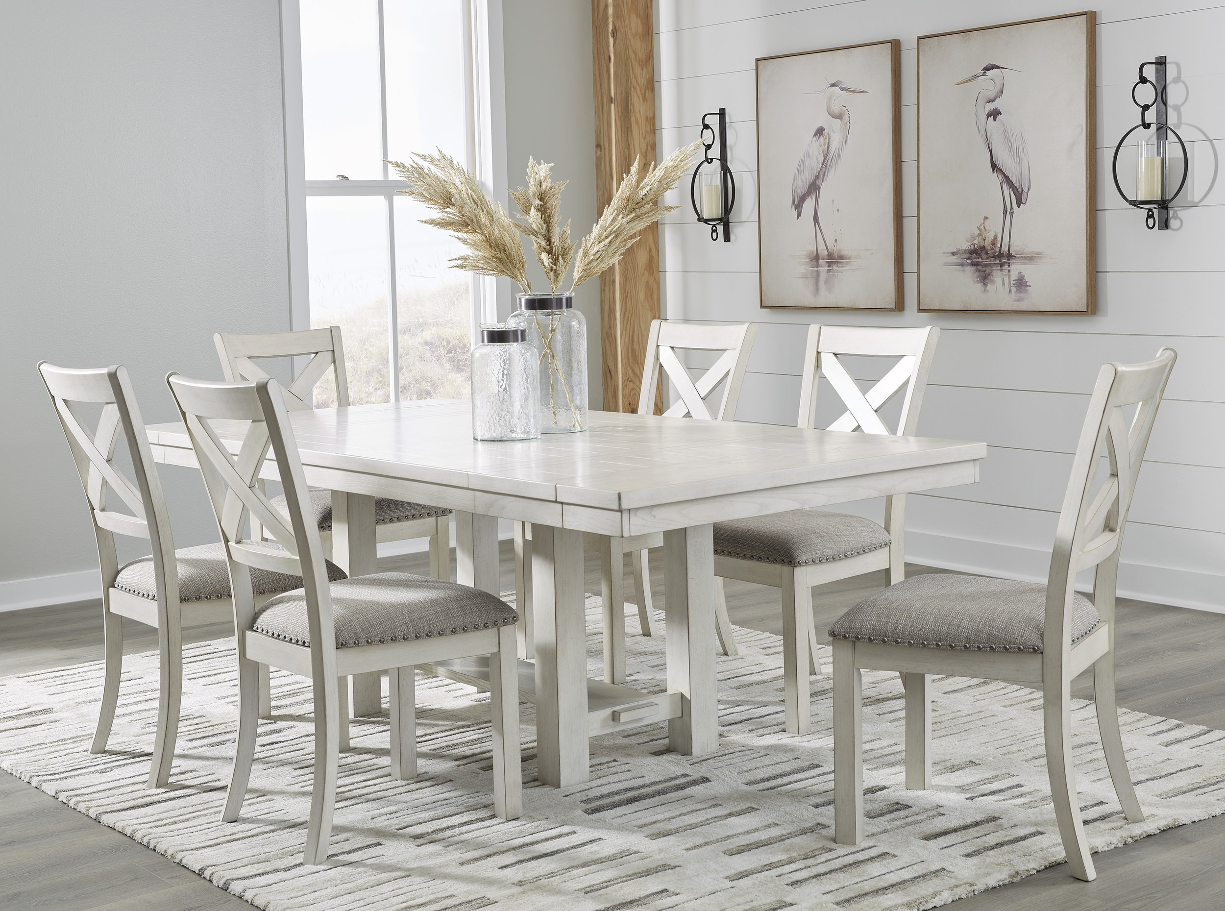 Robbinsdale Cottage-Style Dining Side Chair | Antique White