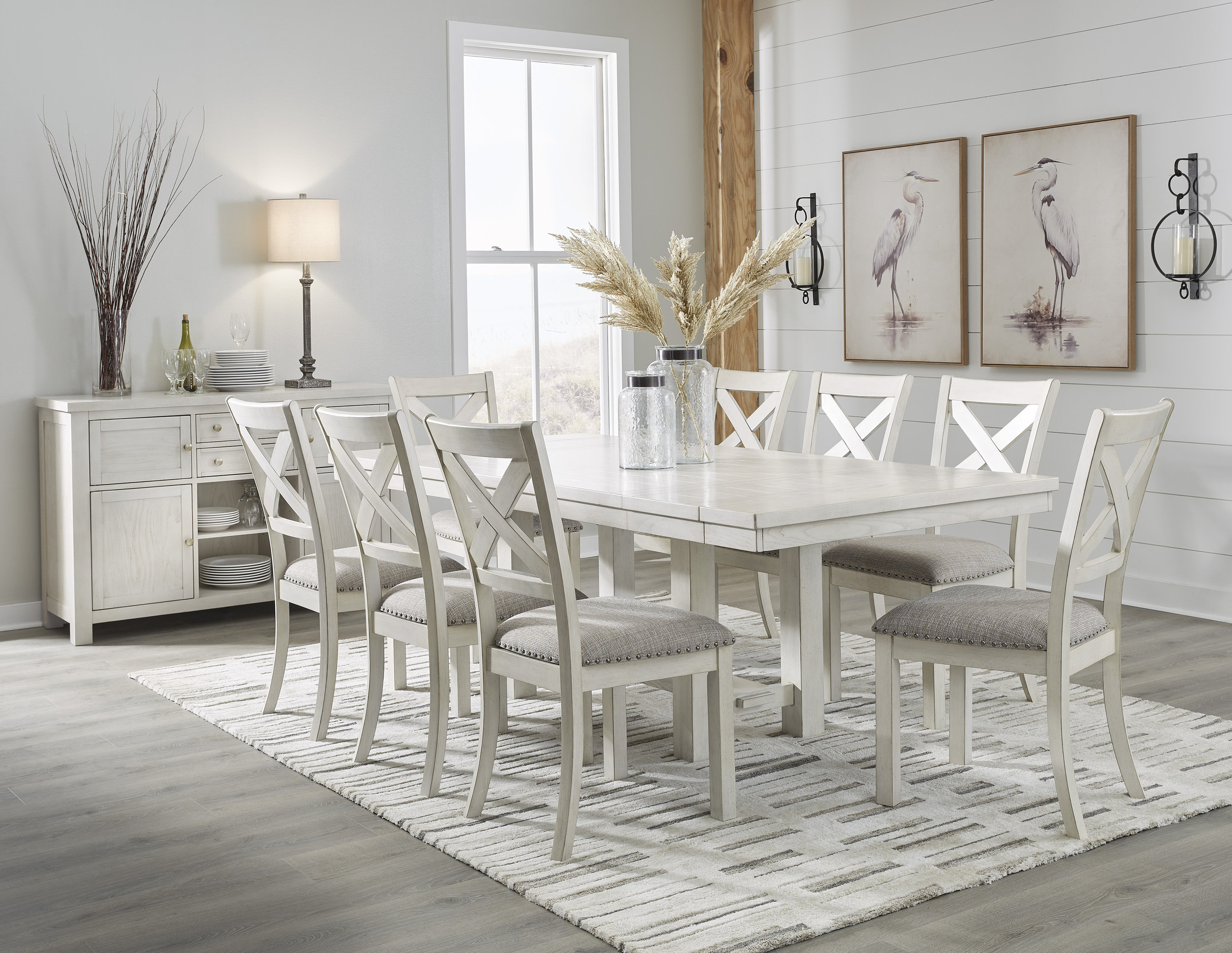 Robbinsdale Cottage-Style Dining Side Chair | Antique White