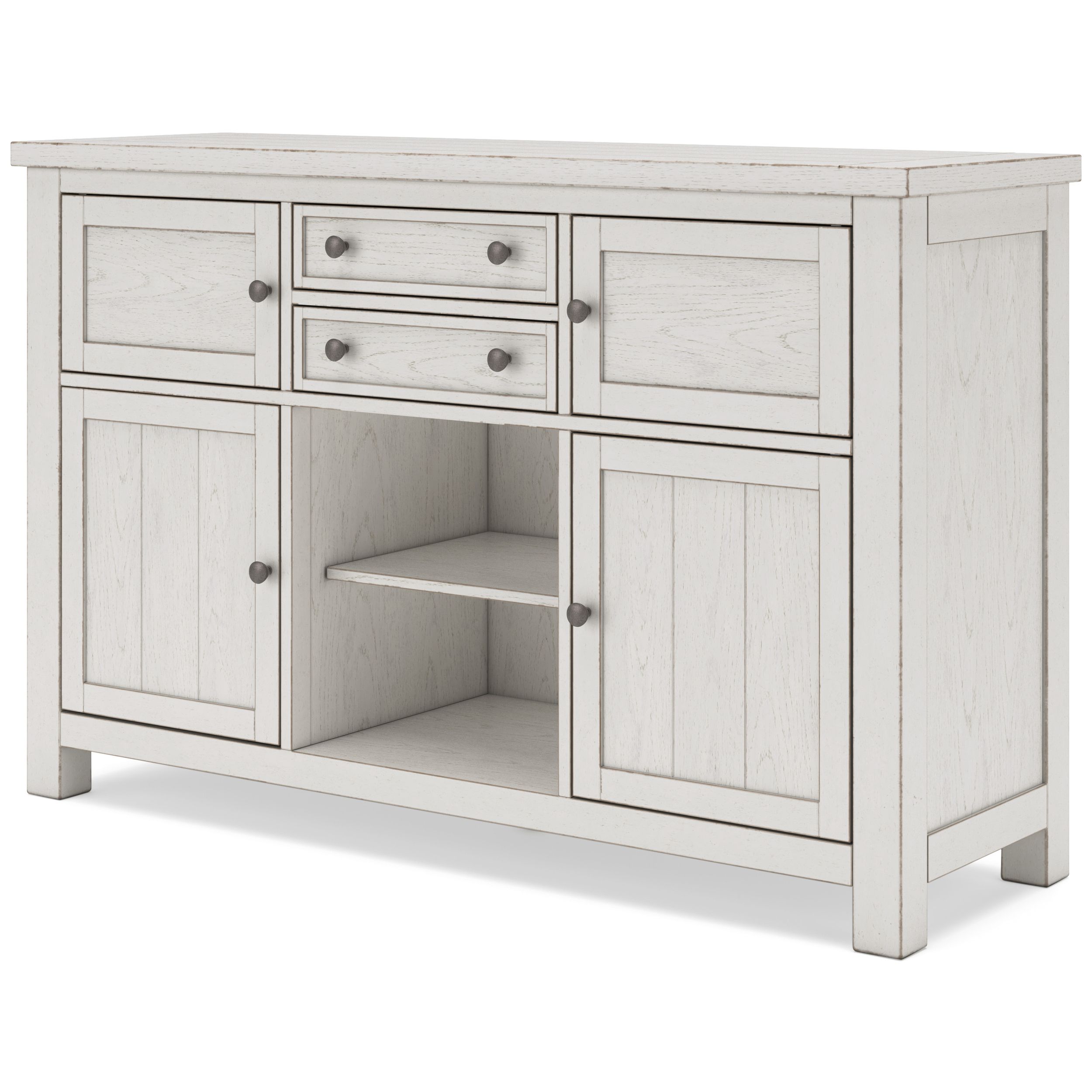 Robbinsdale Extendable Dining Set - Antique White | Ashley