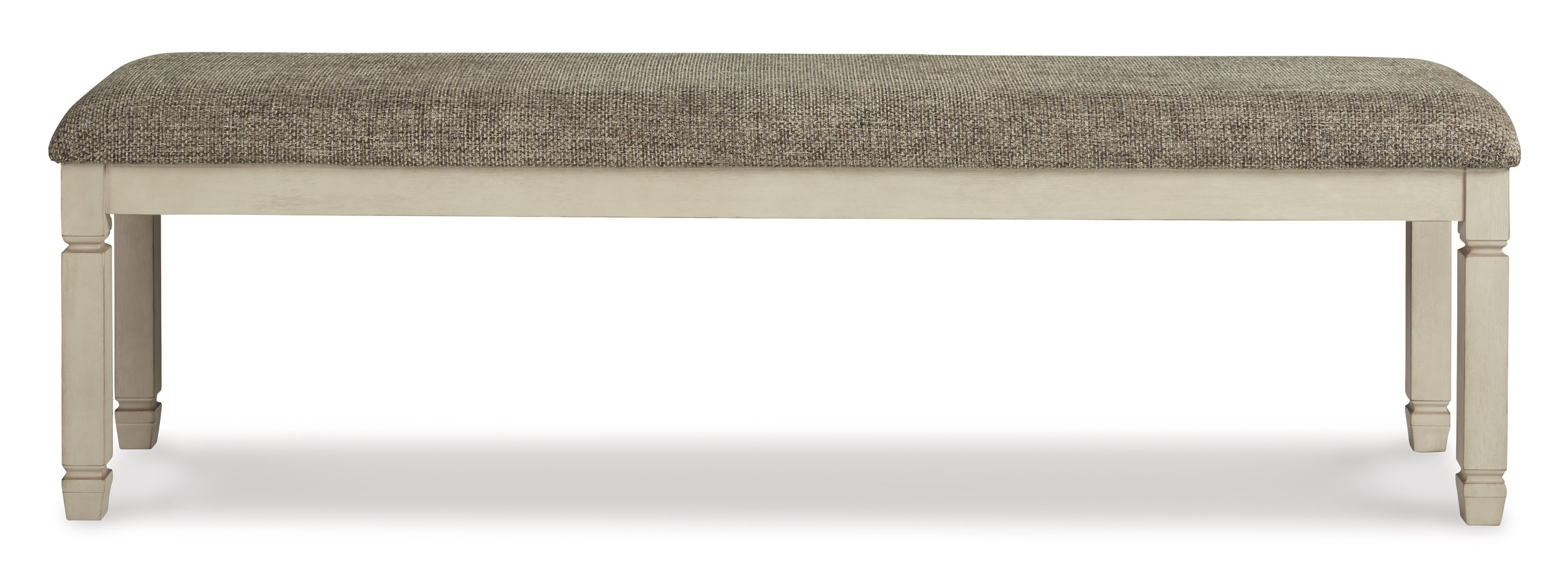 Bolanburg Extra Large Upholstered Dining Bench | Two-Tone