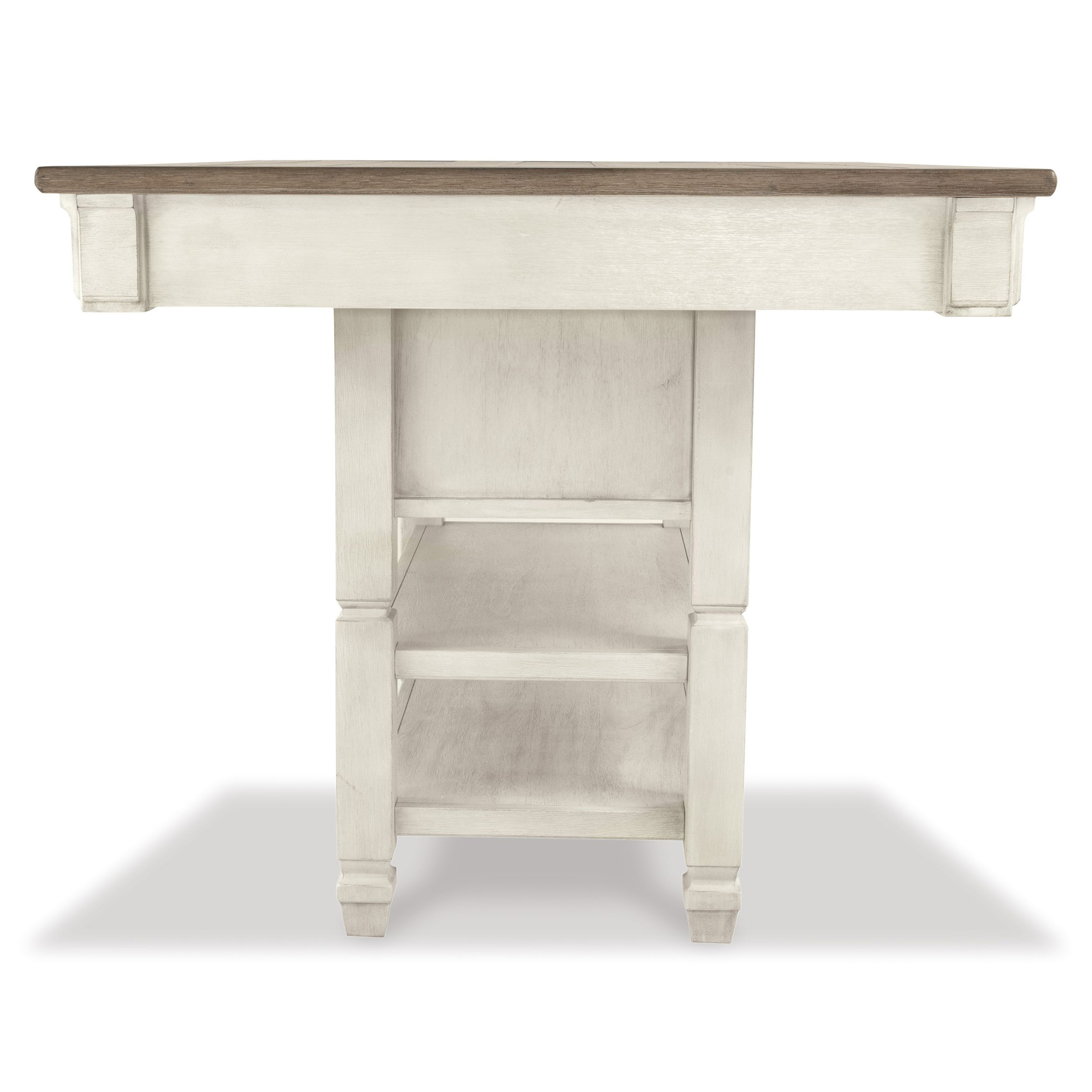 Bolanburg Counter Height Table - Antique White & Oak w/ 4 Drawers | Sohomod