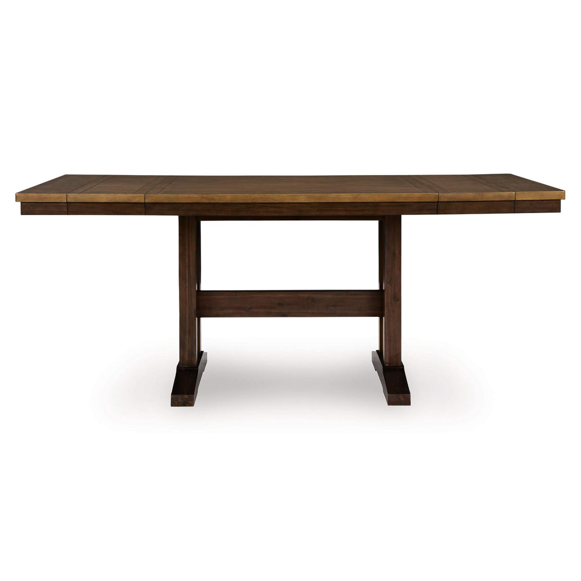 Rylandeen Extendable Counter Height Table - Two-Tone Wood | Sohomod