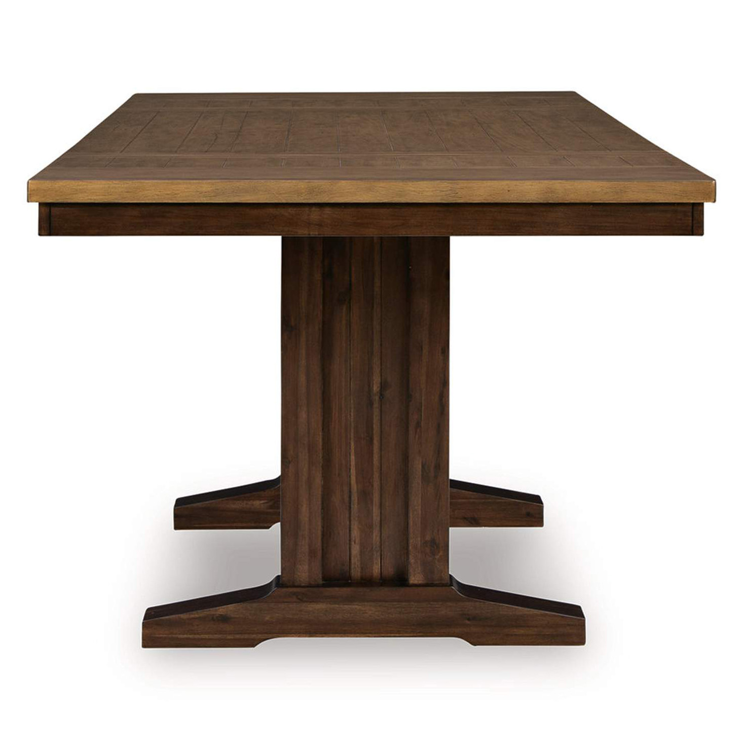 Rylandeen Extendable Counter Height Table - Two-Tone Wood | Sohomod