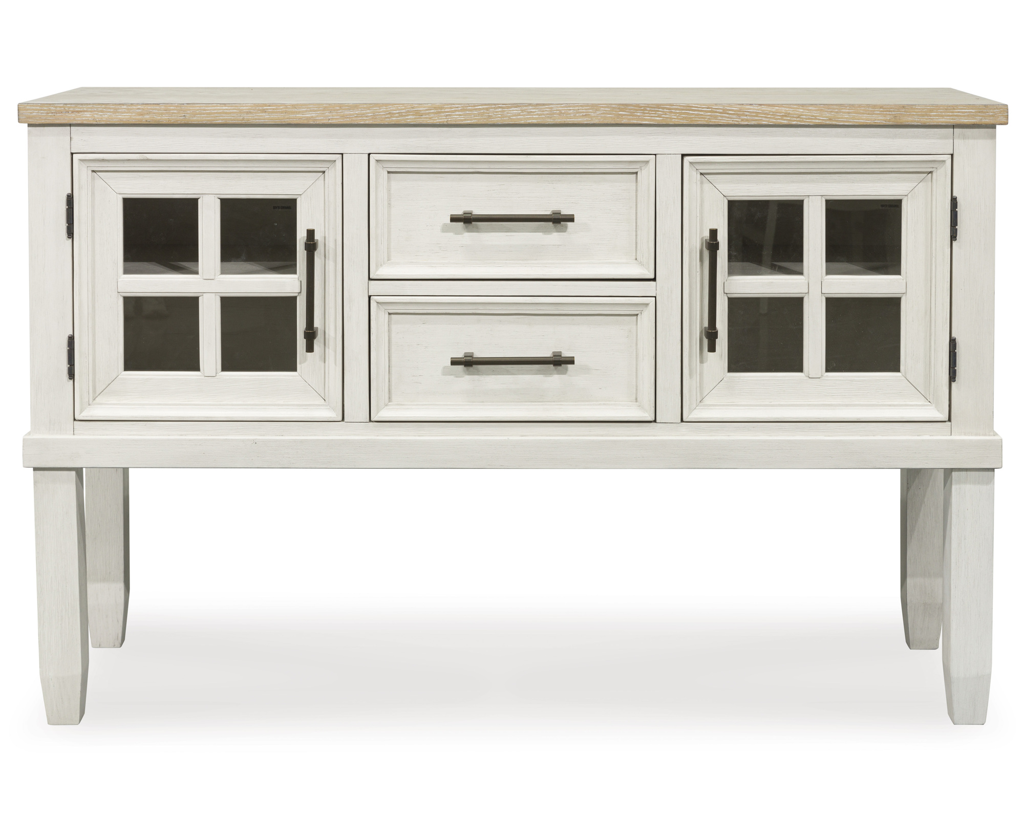 SM Shaybrock Wood Server w/2 Doors & 2 Drawers