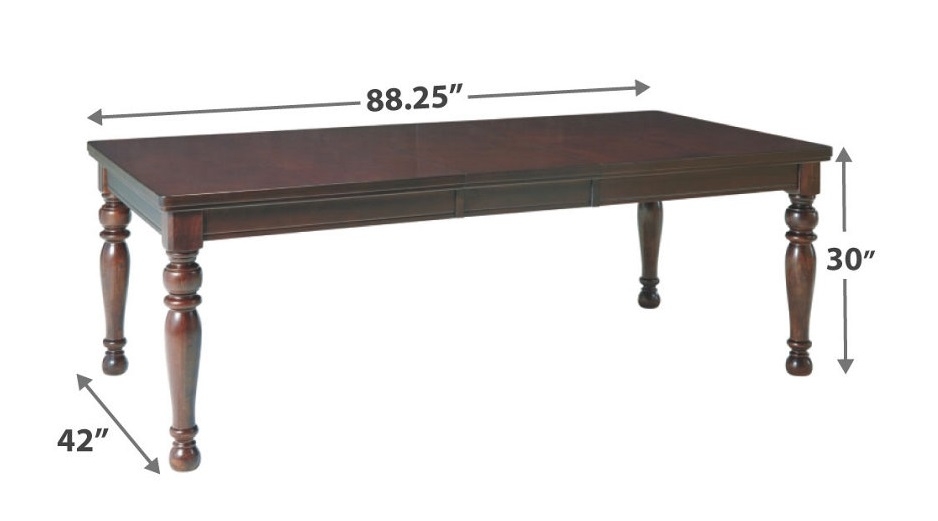 Porter Wood Rectangular Extendable Dining Set