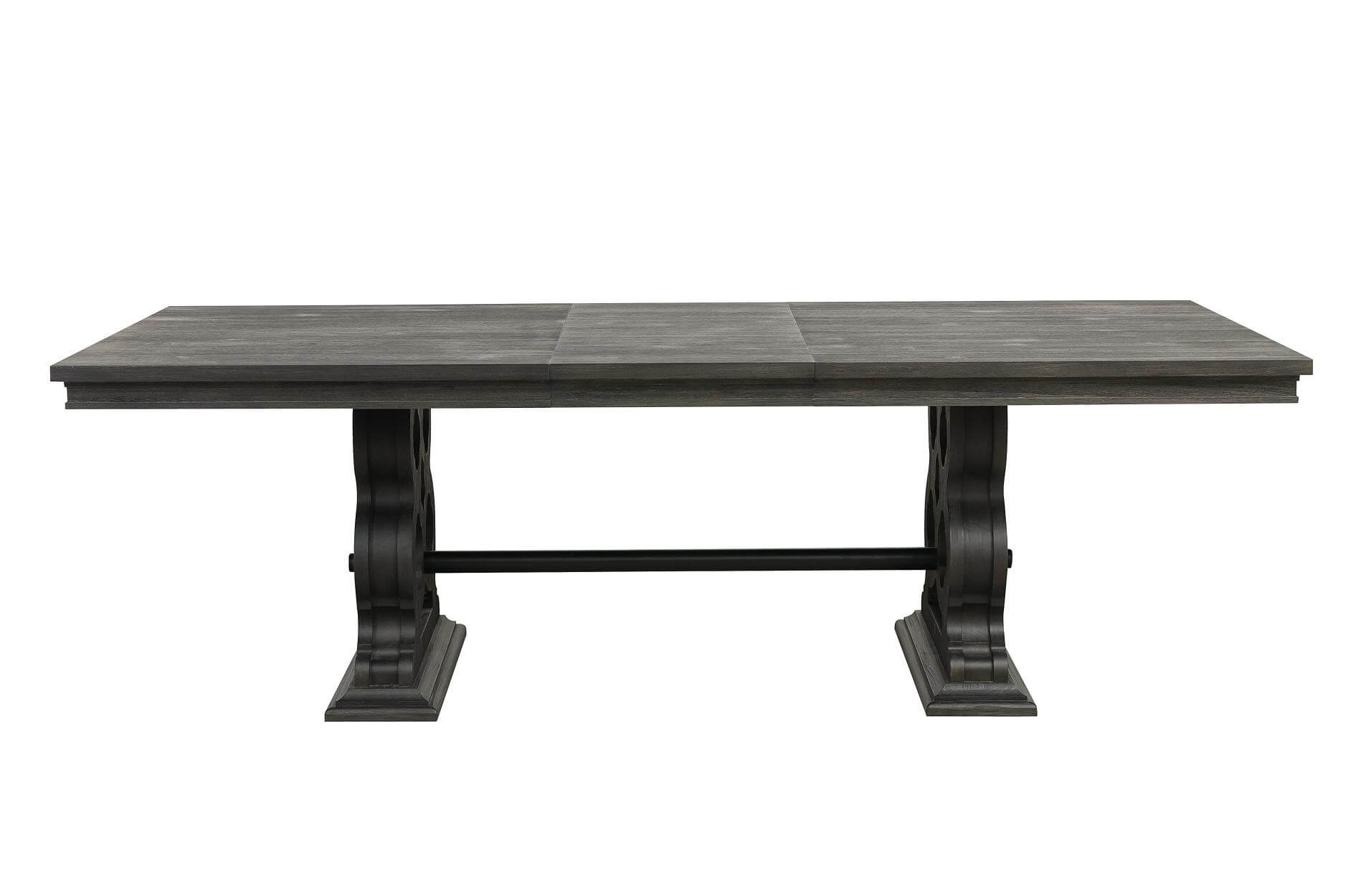 Arasina Traditional Rectangular Wood Extendable Dining Table by Homelegance