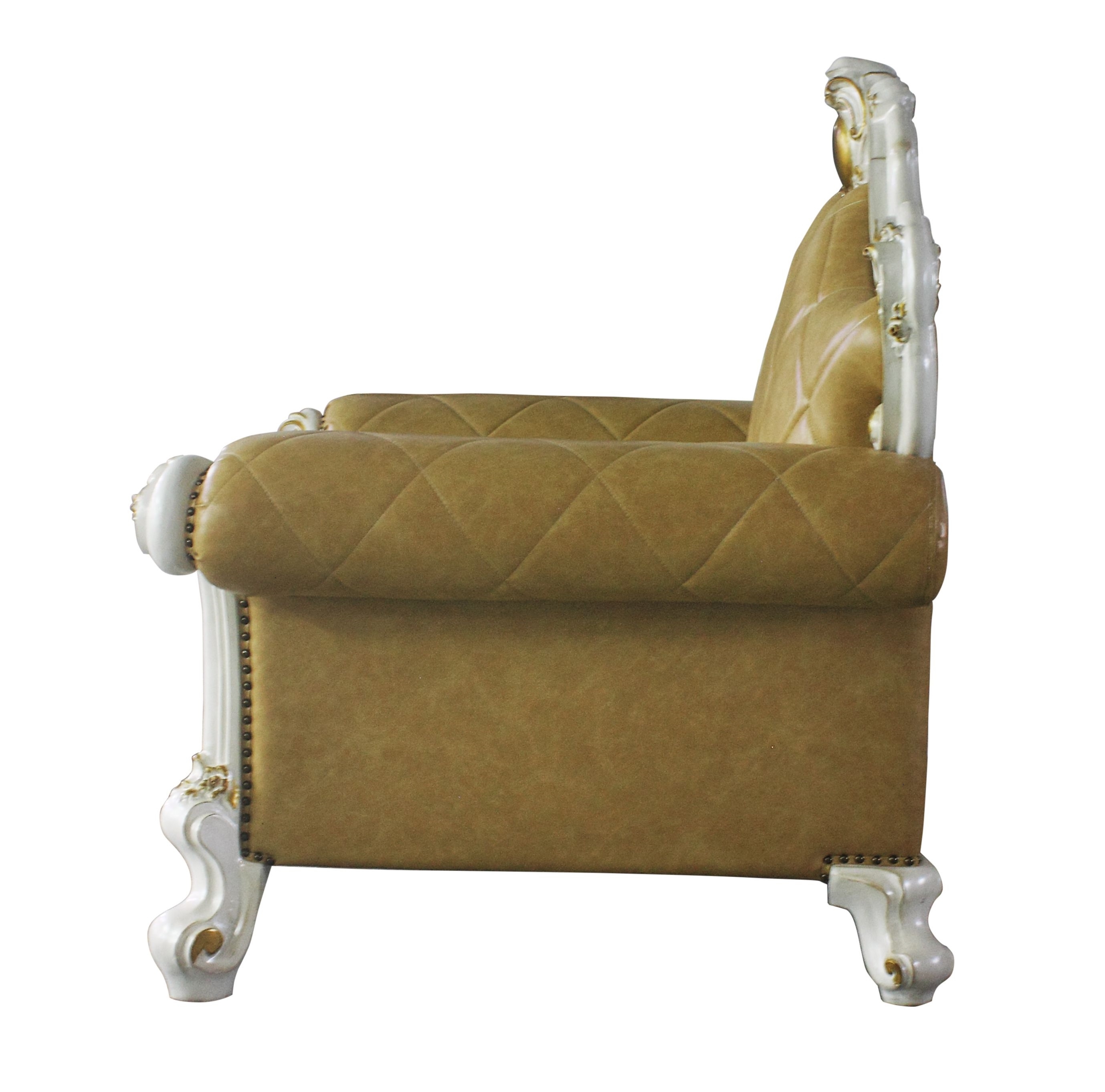 Picardy Wood/PU Chair