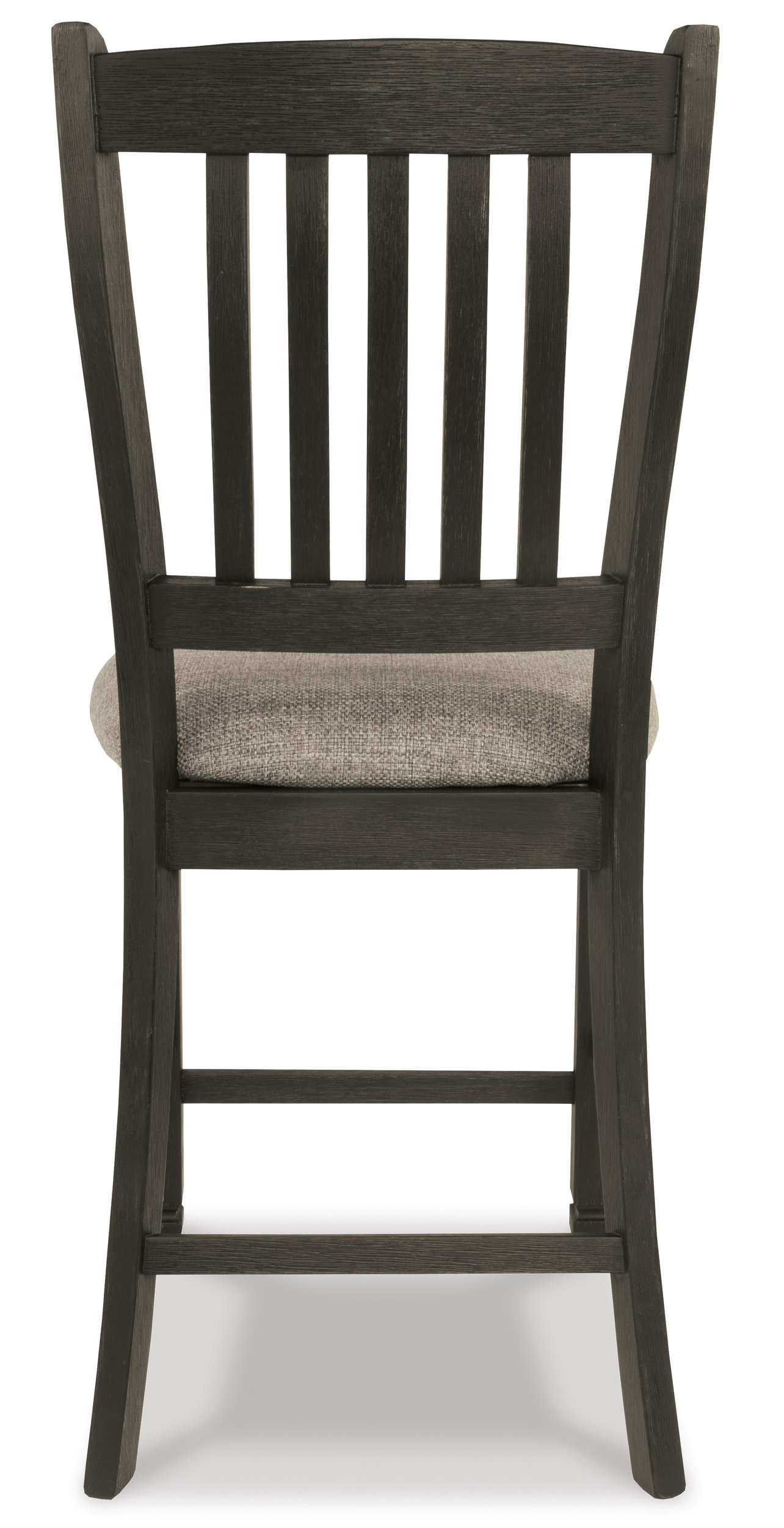 Tyler Creek Wood Barstool - Black & Gray High Back | Sohomod