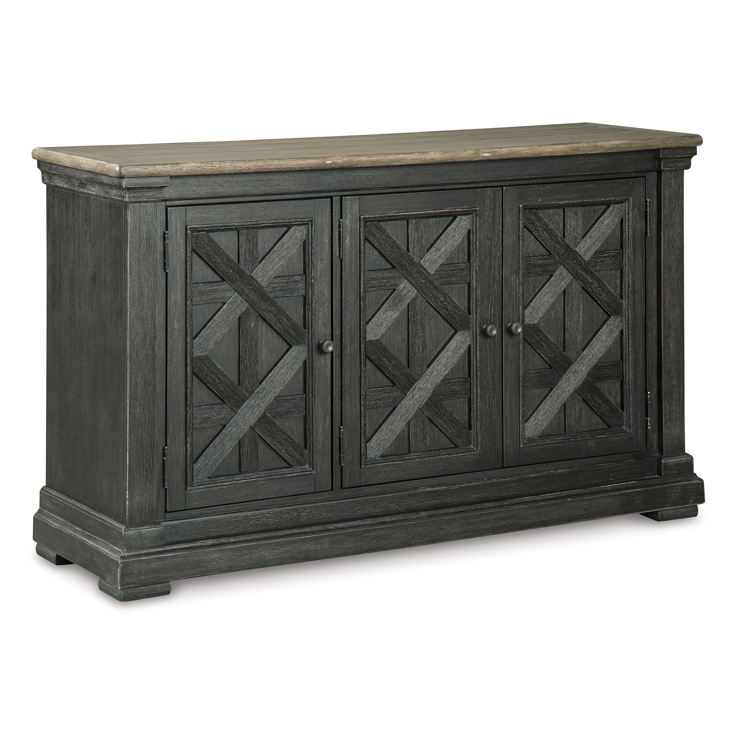 Tyler Creek Wood Dining Set - Black & Gray Two-Tone | Ashley