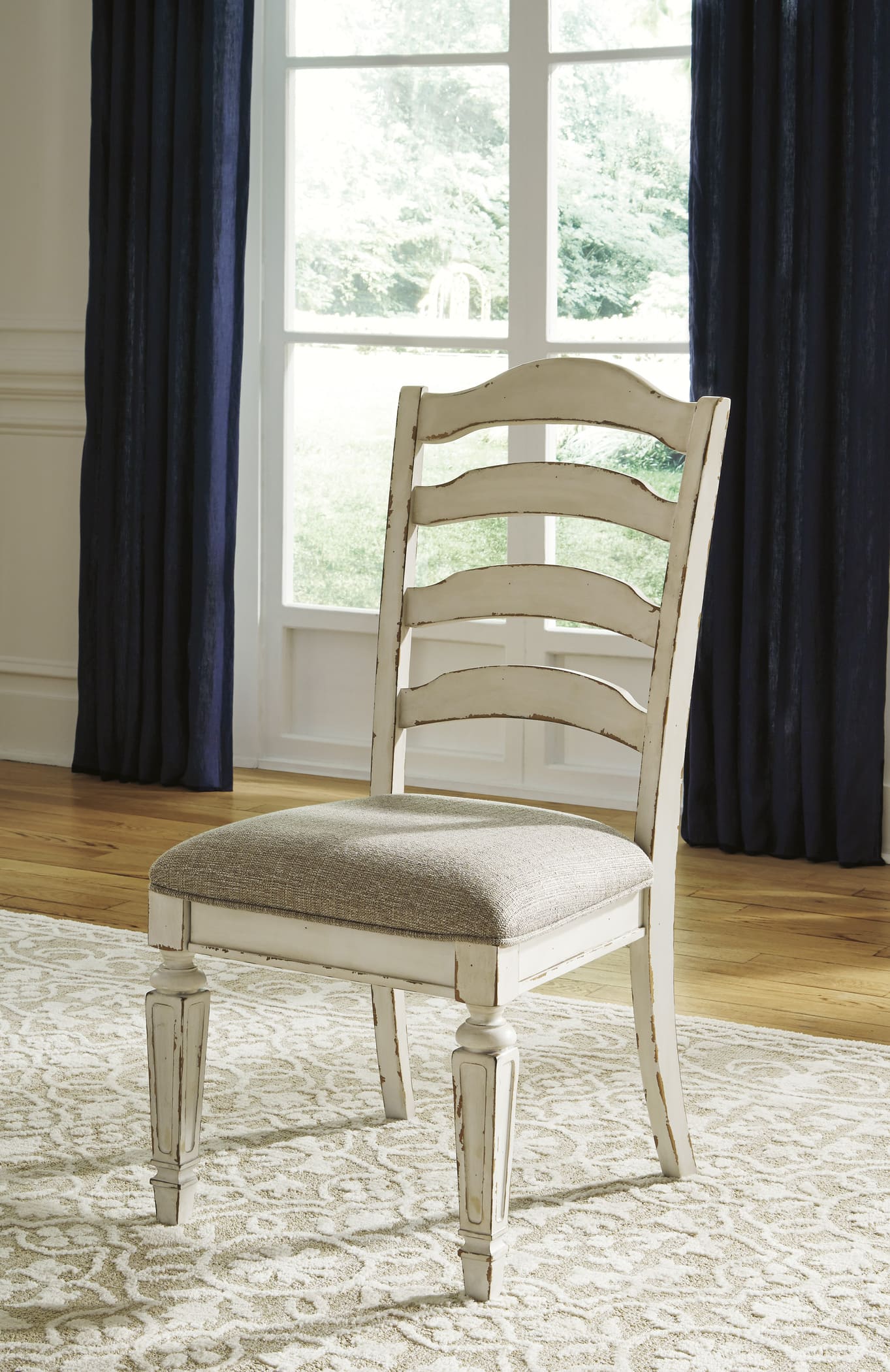 SM Realyn Polyester/Wood Dining Side Chair