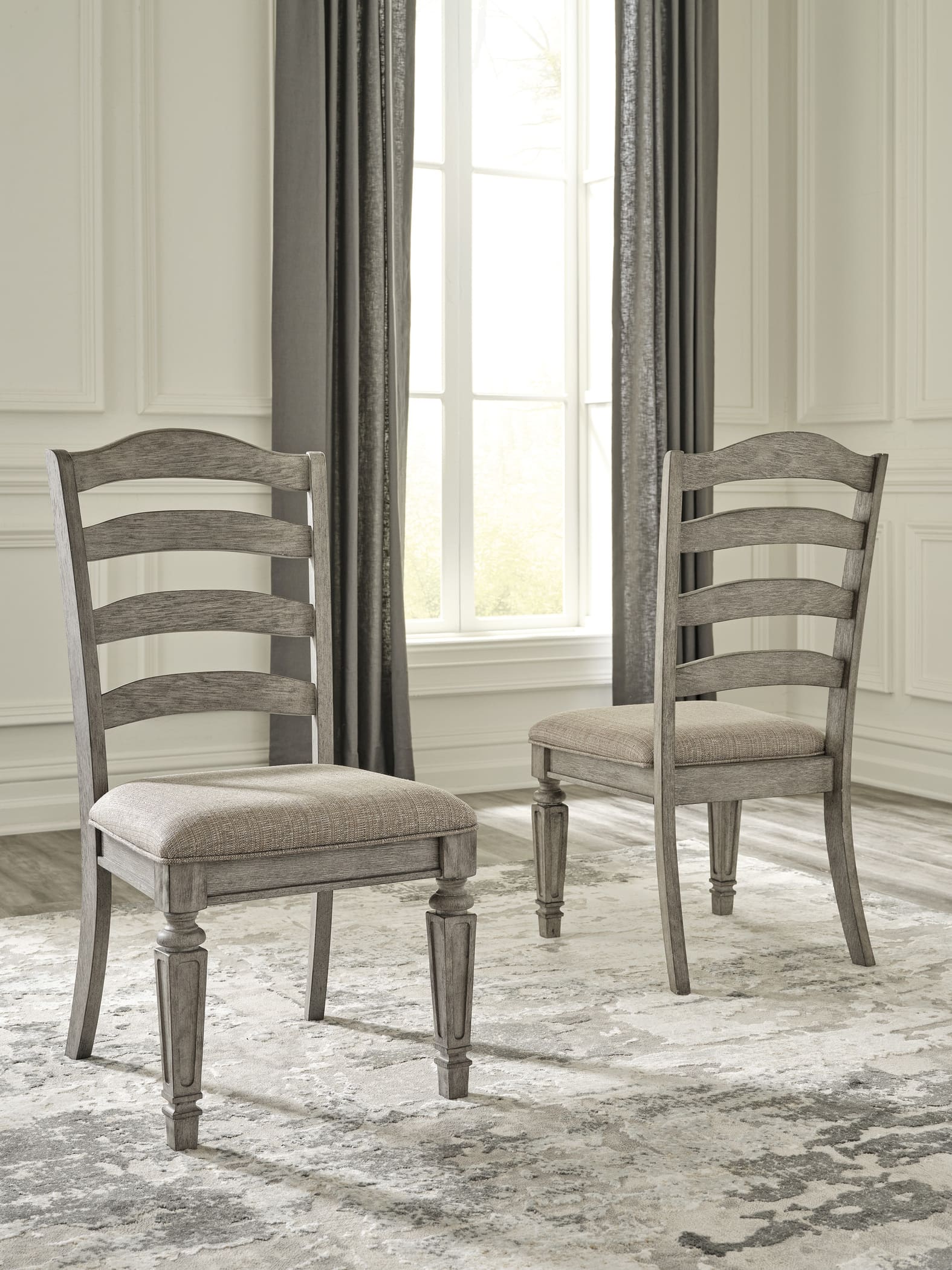 SM Lodenbay Polyester/Wood Dining Side Chair