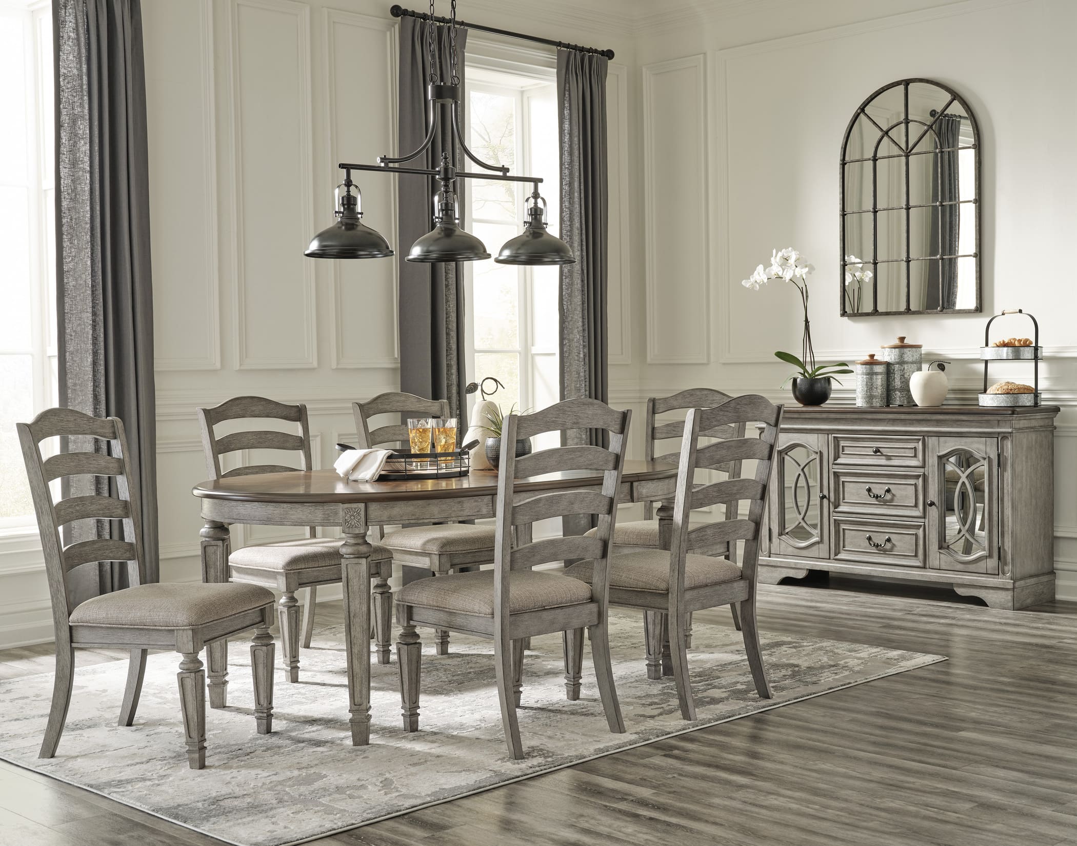 SM Lodenbay 5-Piece Wood Dining Room Set