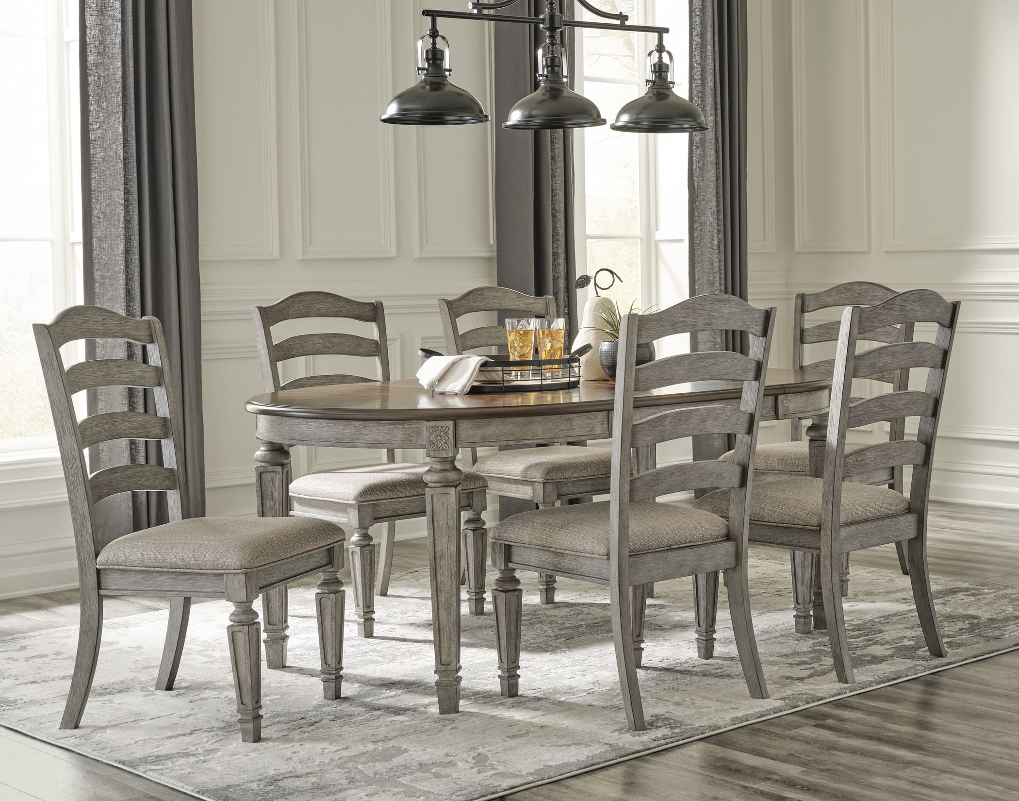 SM Lodenbay 5-Piece Wood Dining Room Set