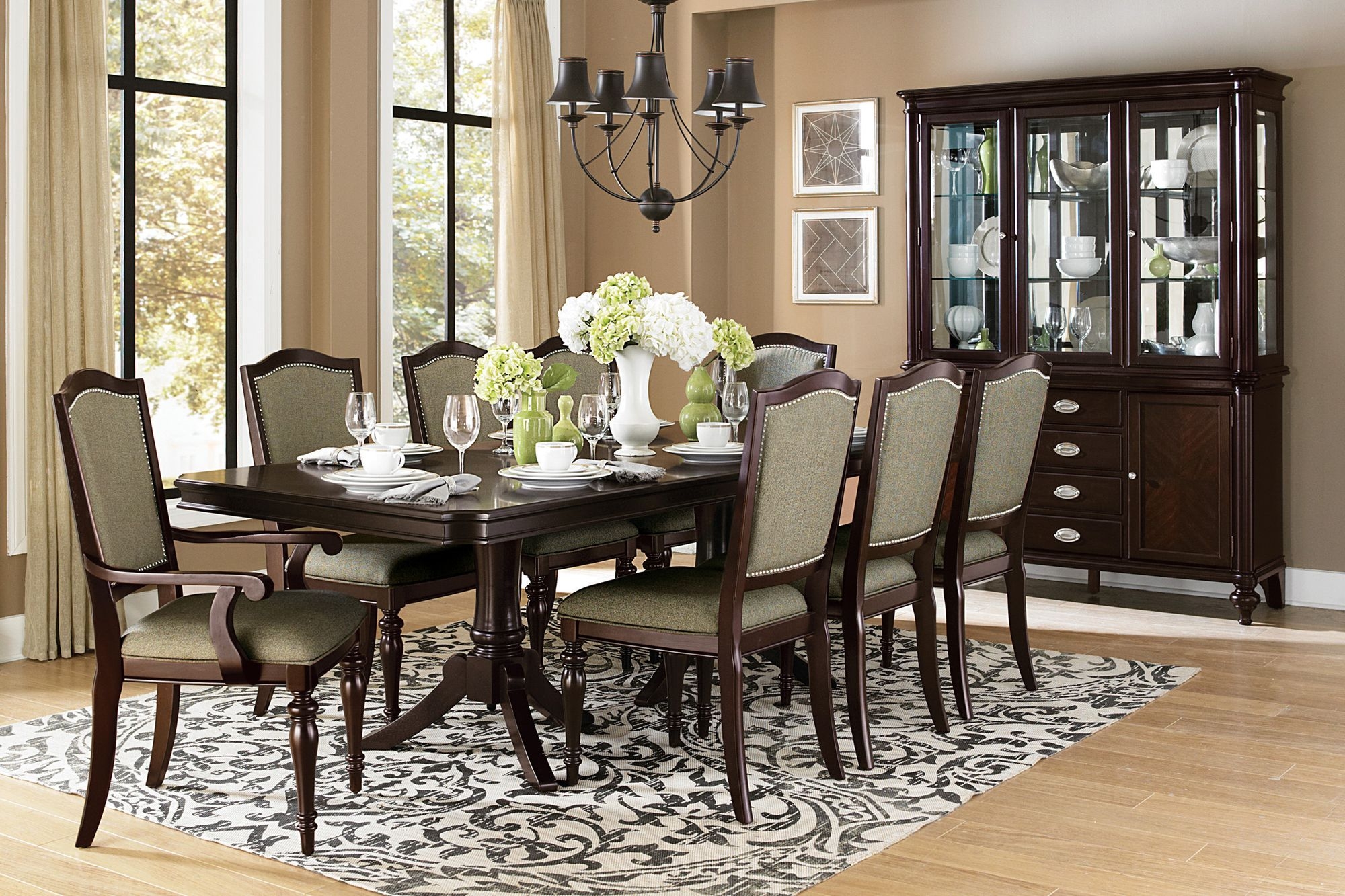 Marston Classic Extendable Wood Veneer Dining Table