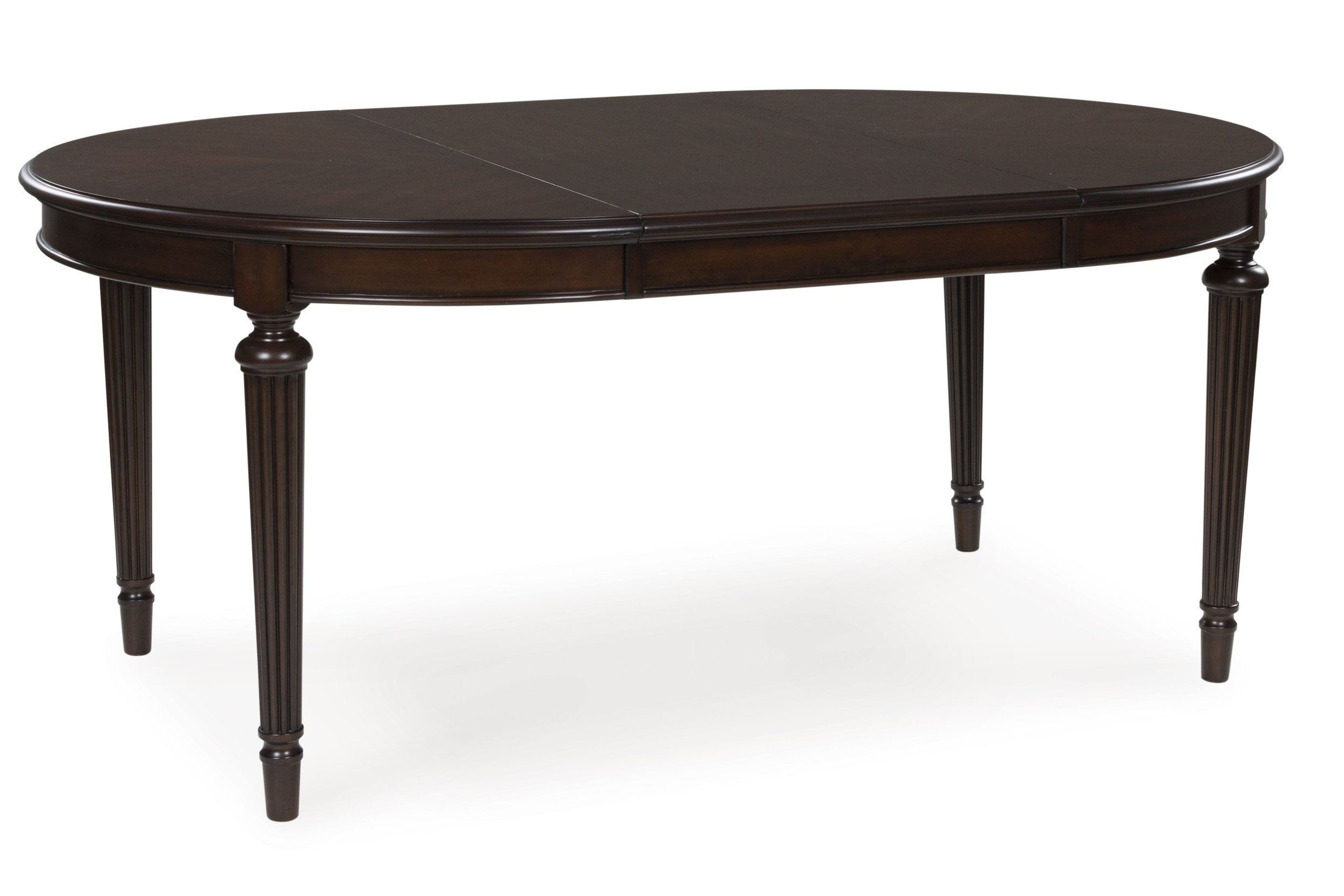 Lavinton Oval Wood Extendable Dining Table - Brown | Sohomod