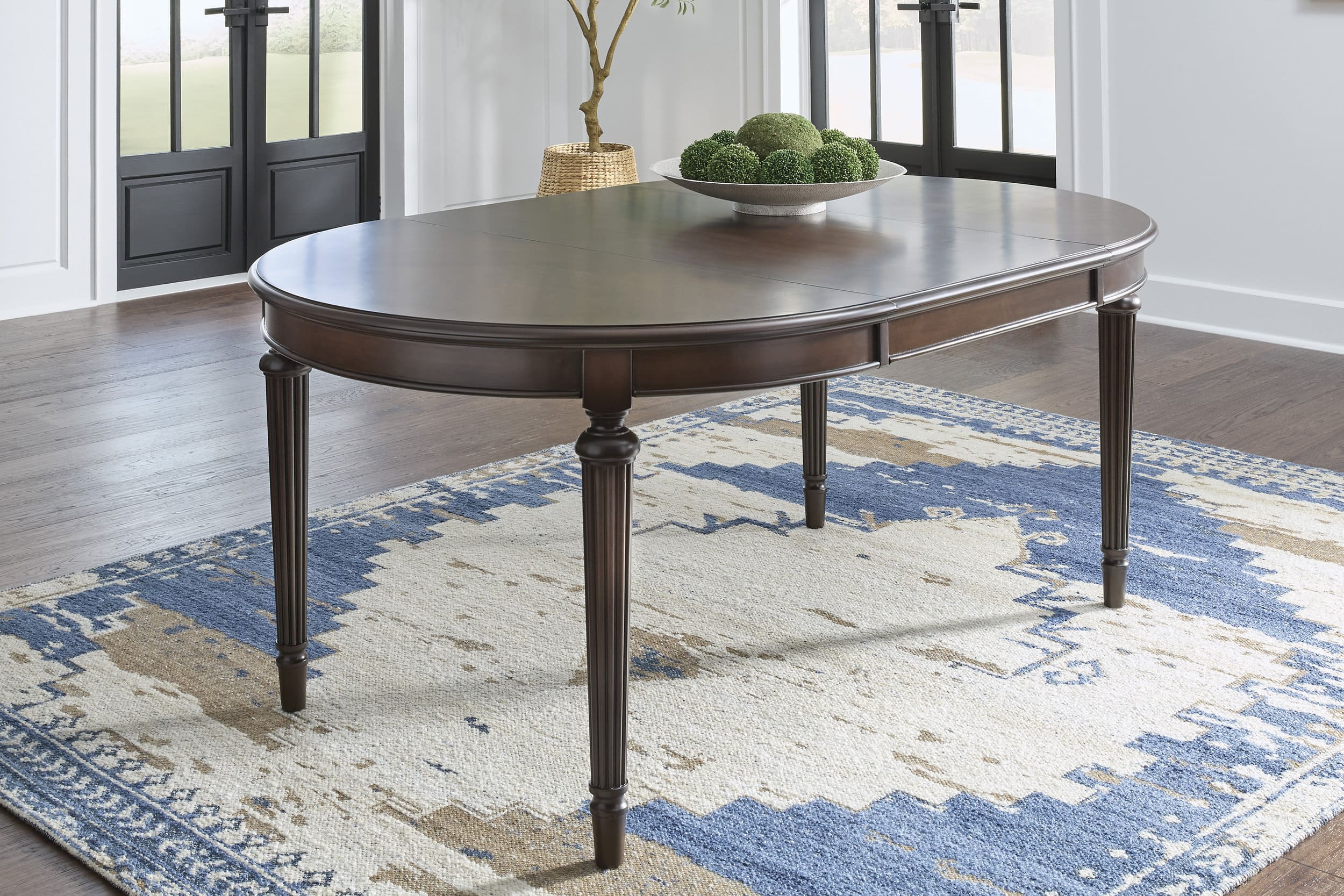 Lavinton Oval Extendable Dining Set - Brown | Ashley Furniture