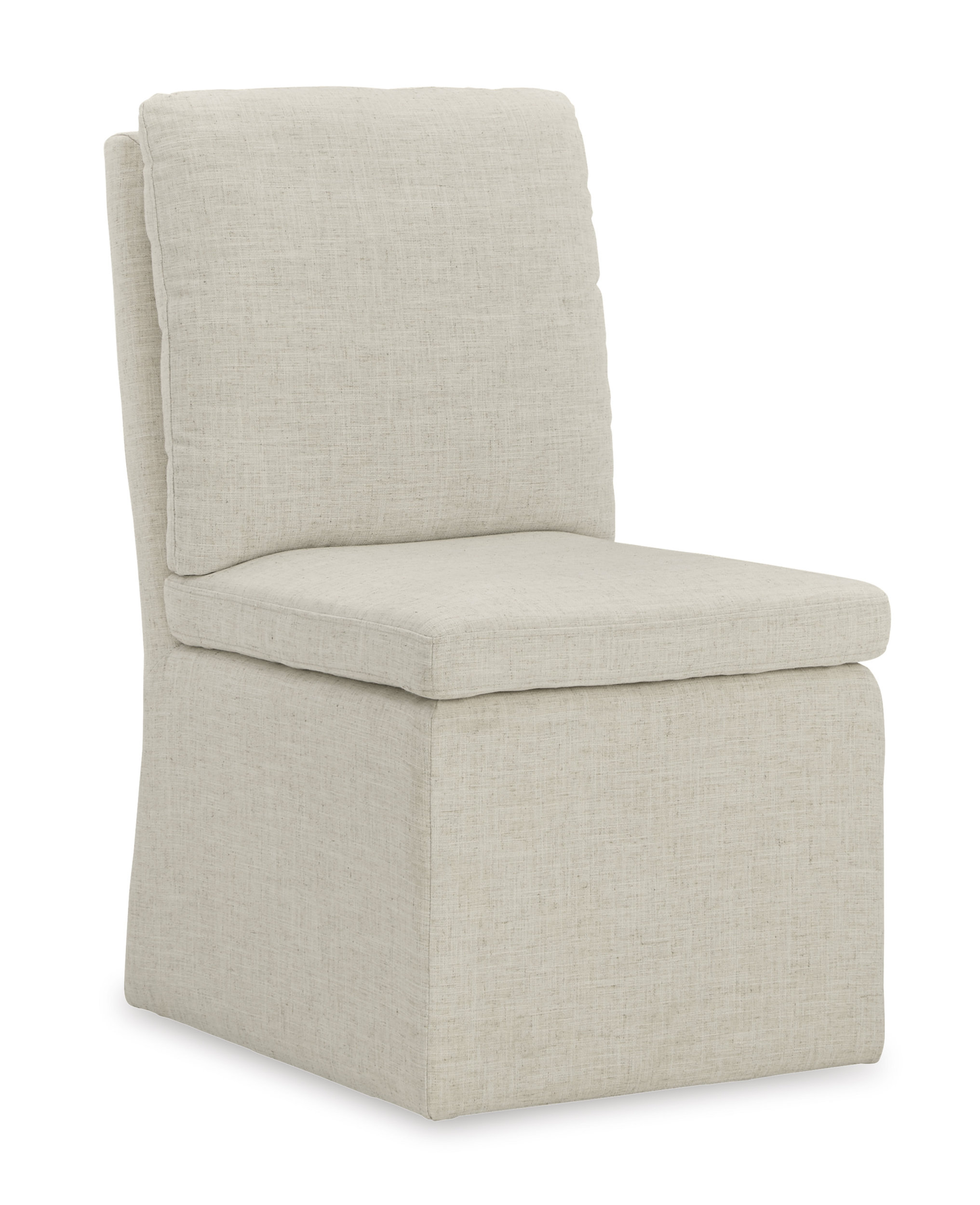 Krystanza Upholstered Dining Side Chair | Oatmeal Fabric