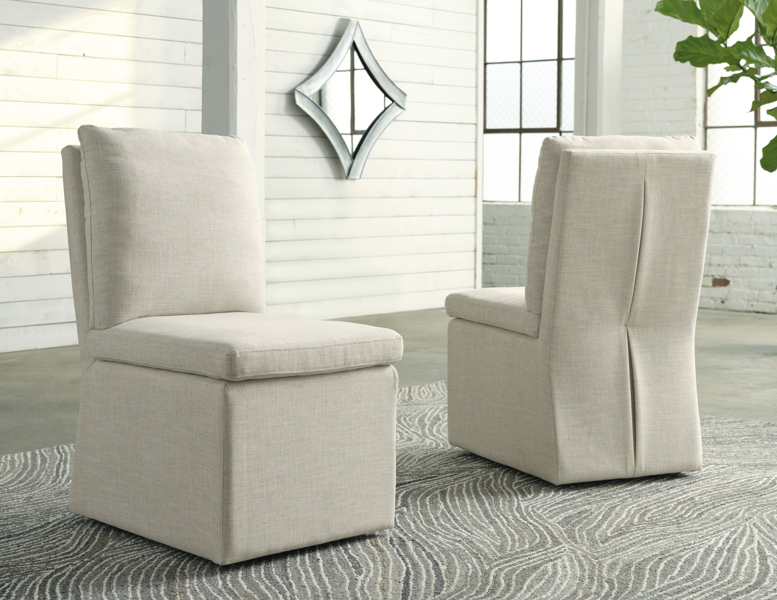 Krystanza Dining Set - Weathered Gray Trestle Base | Ashley