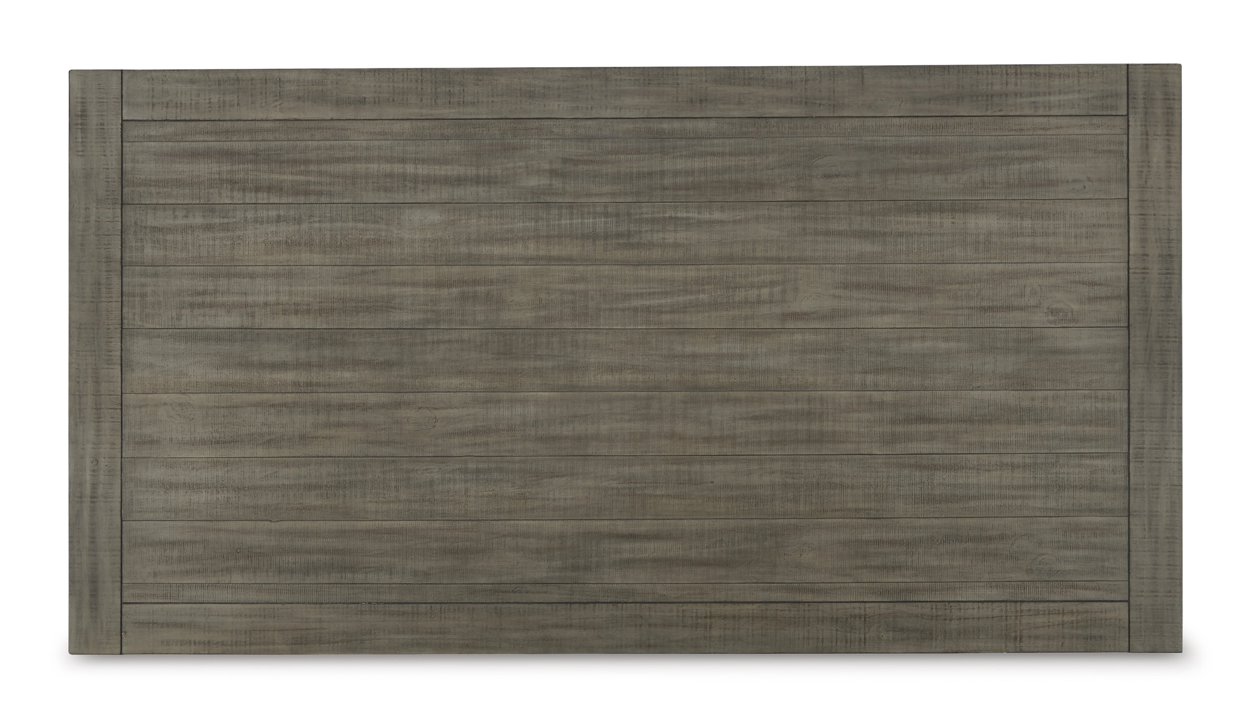 Krystanza Rectangular Wood Dining Table - Weathered Gray | Sohomod