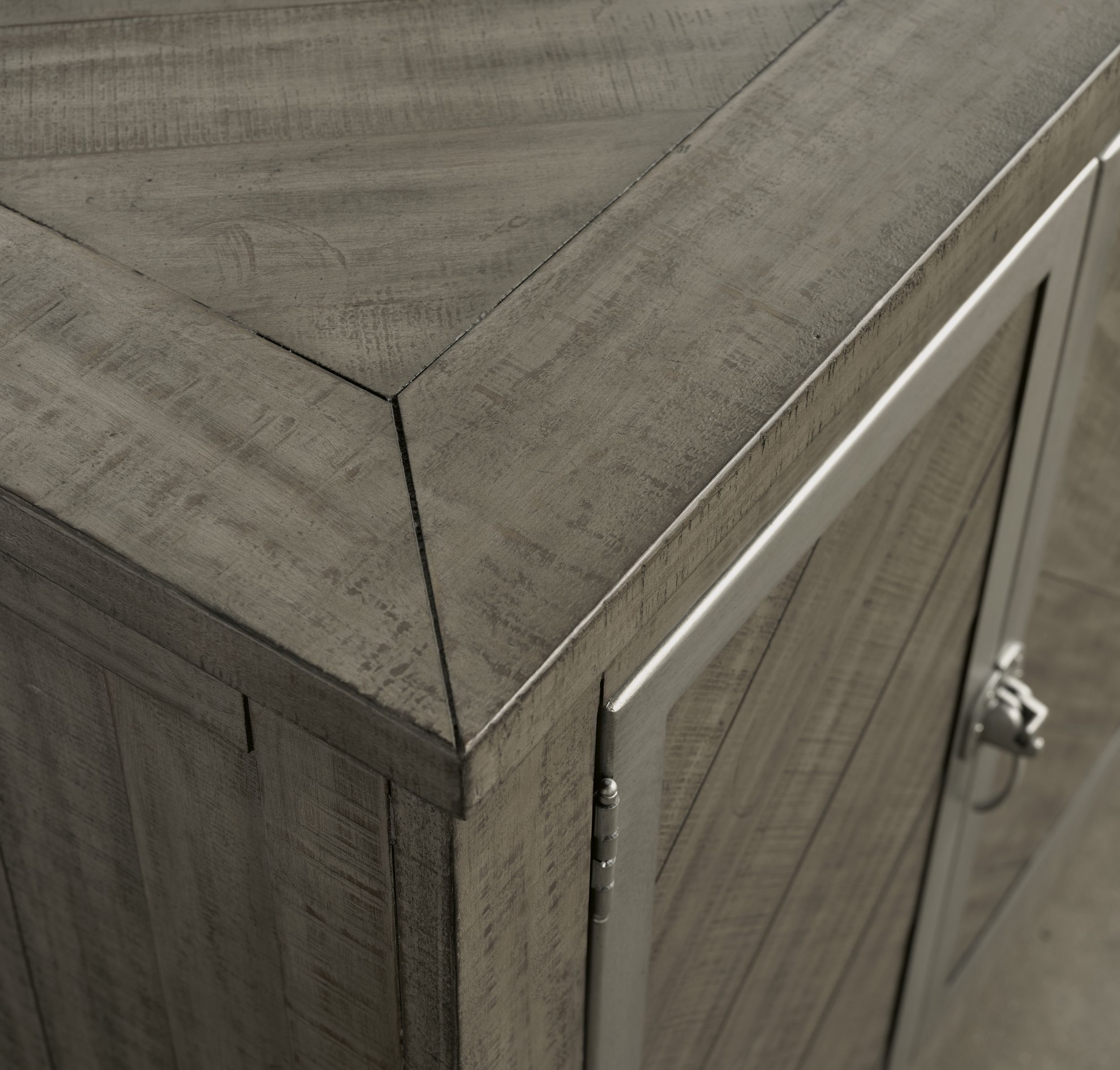 Krystanza Dining Set - Weathered Gray Trestle Base | Ashley