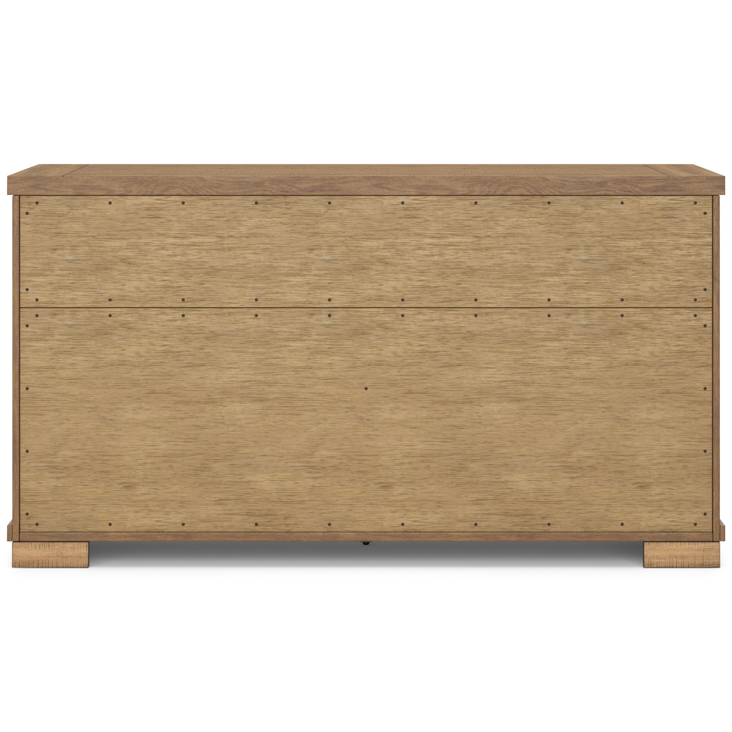 Havonplane Rustic Wood Dining Server - 4-Door Buffet Cabinet