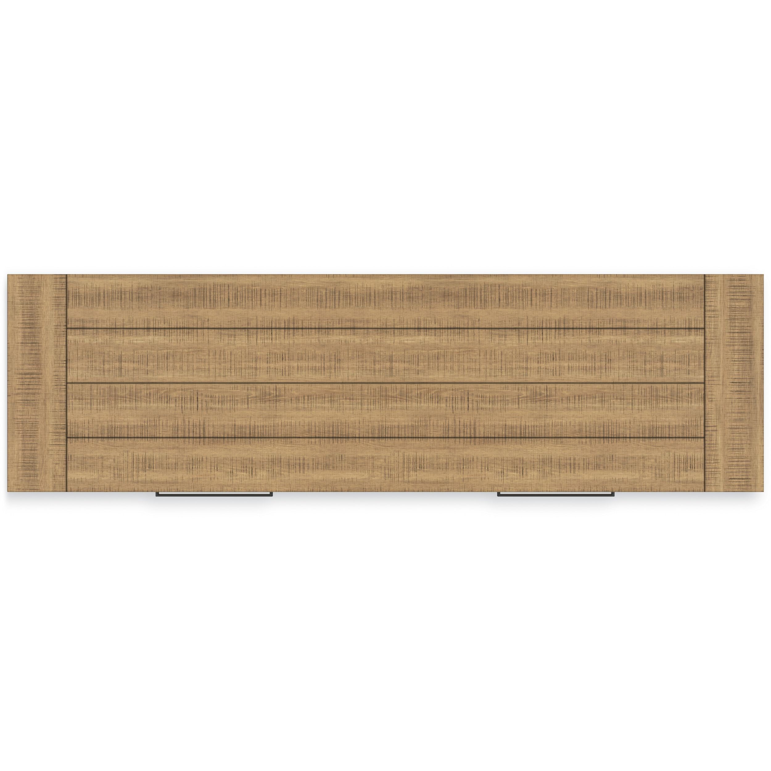Havonplane Rustic Wood Dining Server - 4-Door Buffet Cabinet