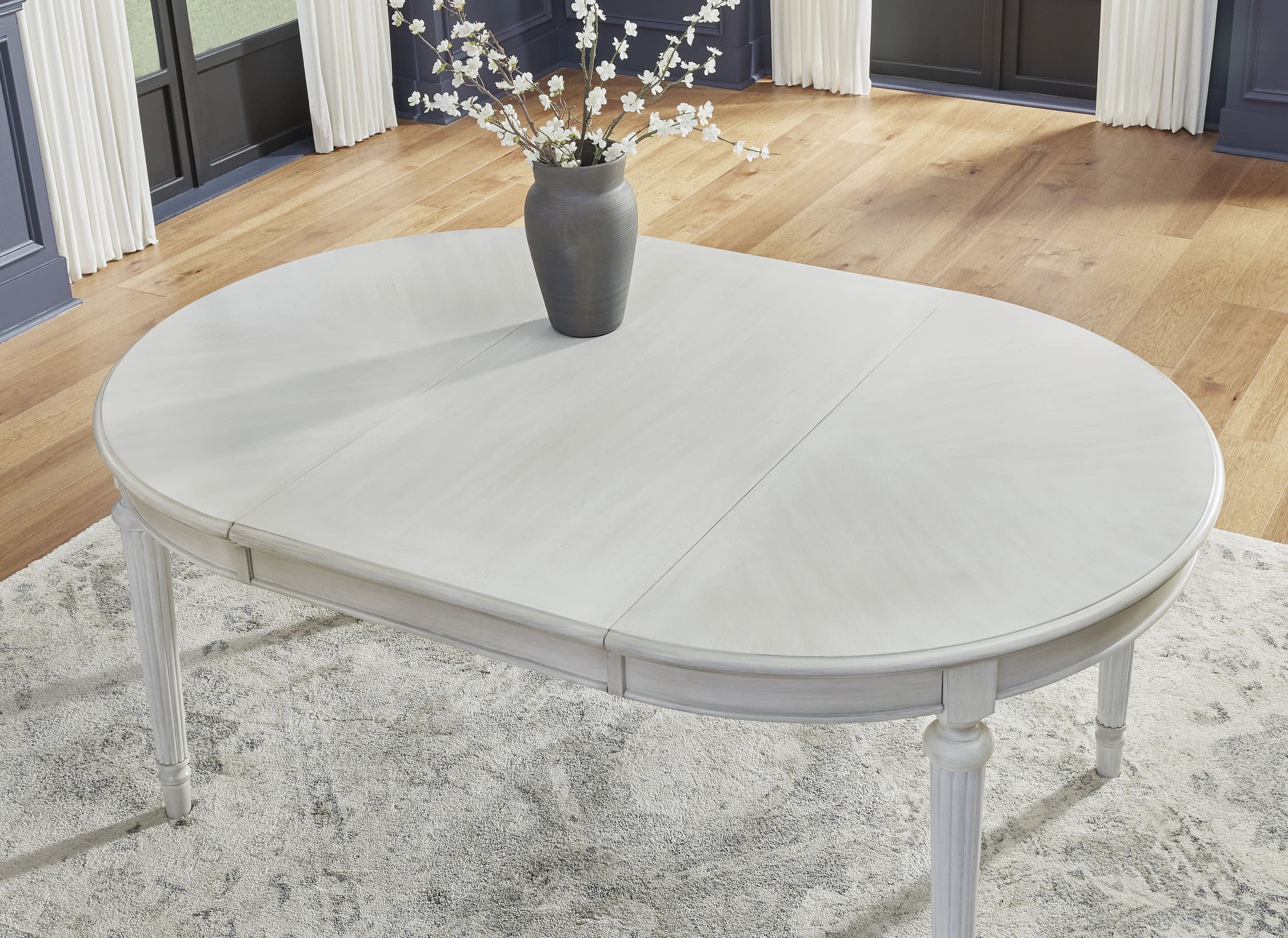 Montelaine Round Extendable Dining Set - Antique White | Ashley