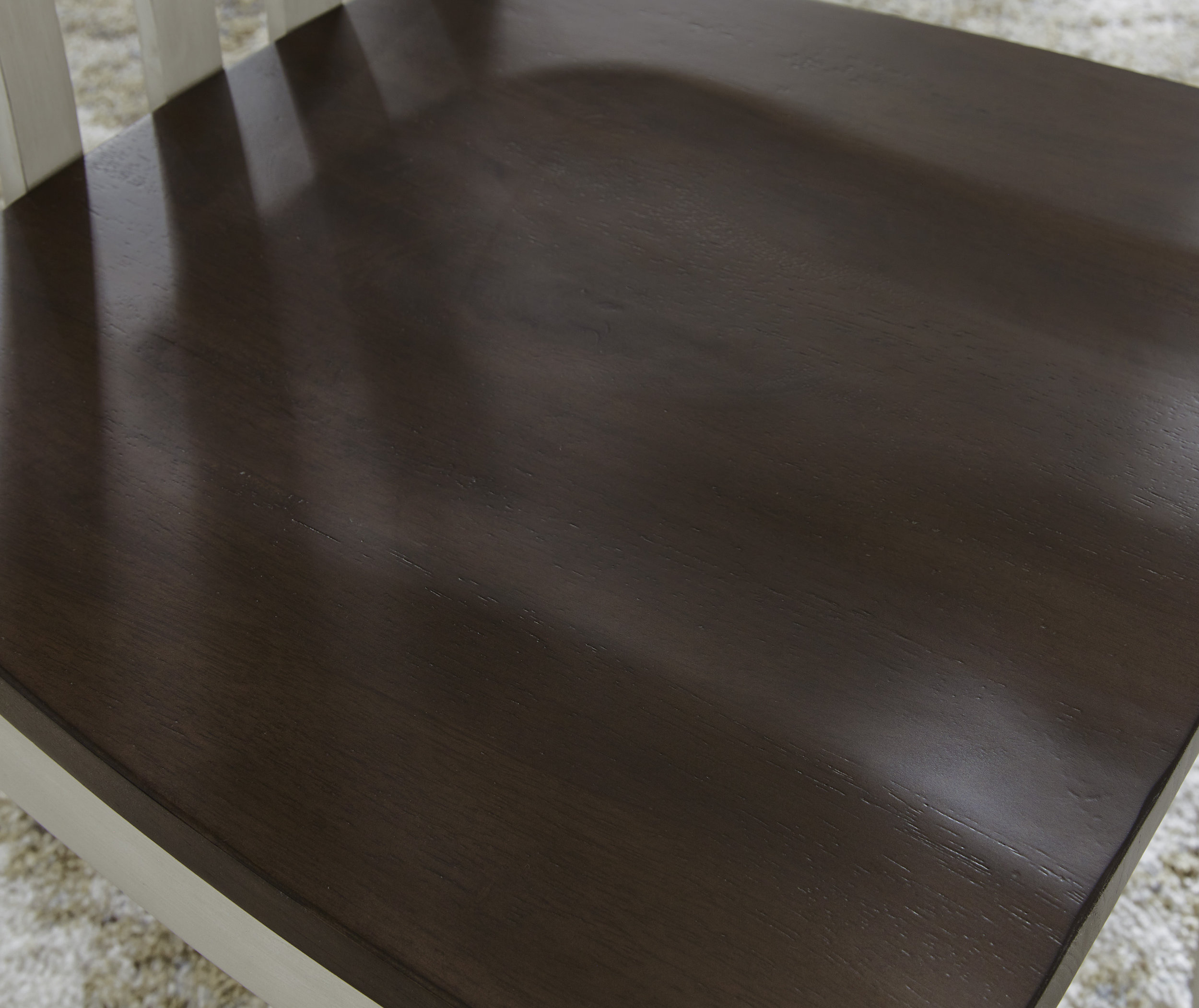 Darborn Upholstered Dining Side Chair | Gray & Brown Wood