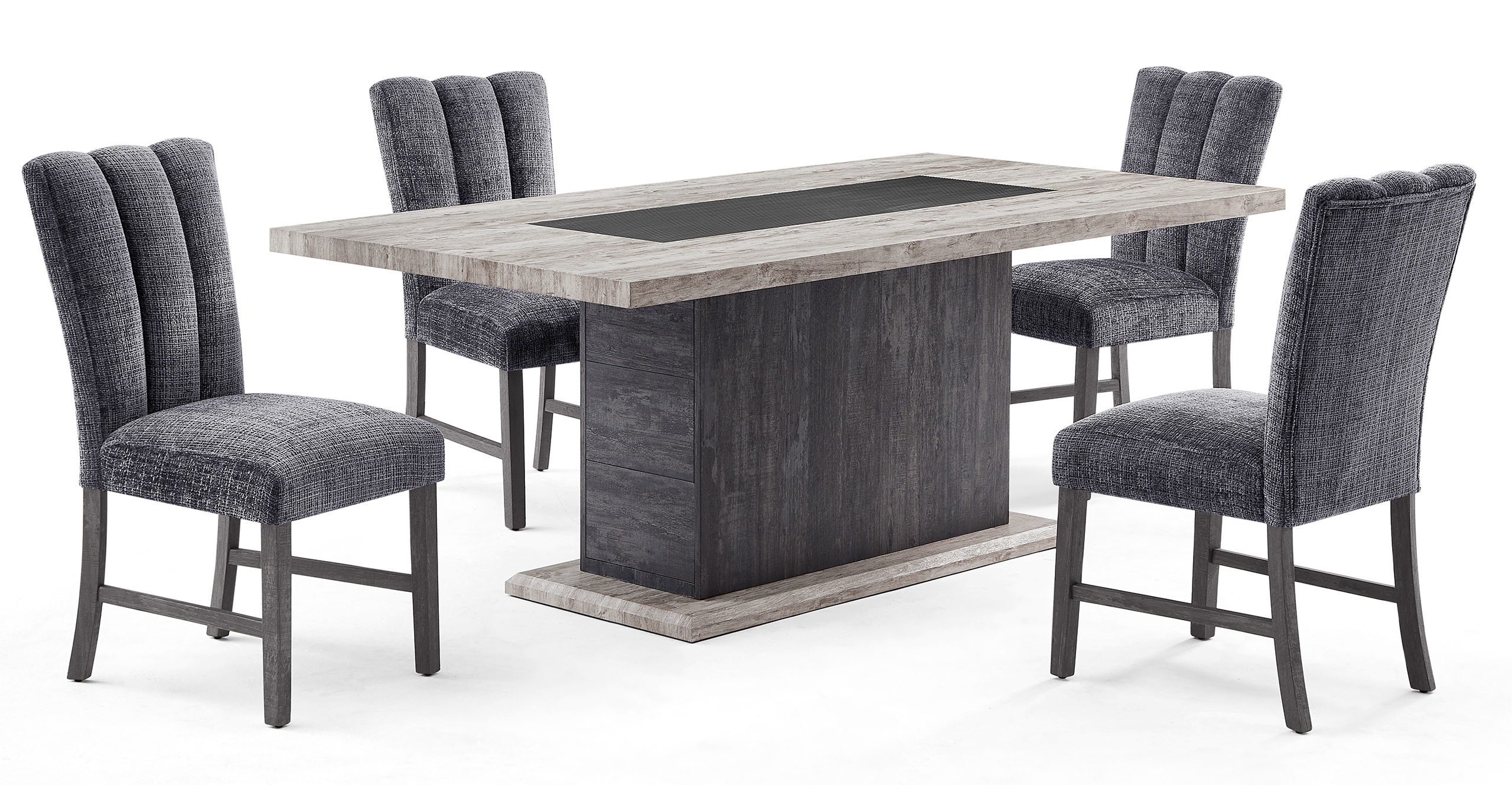 D8030 Rectangular Storage Dining Table