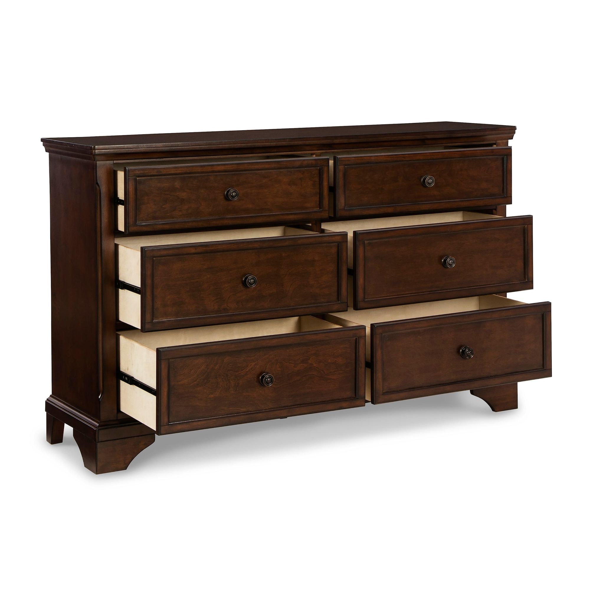 Ashley SM Brookbauer 6-Drawer Wood Veneer Dresser