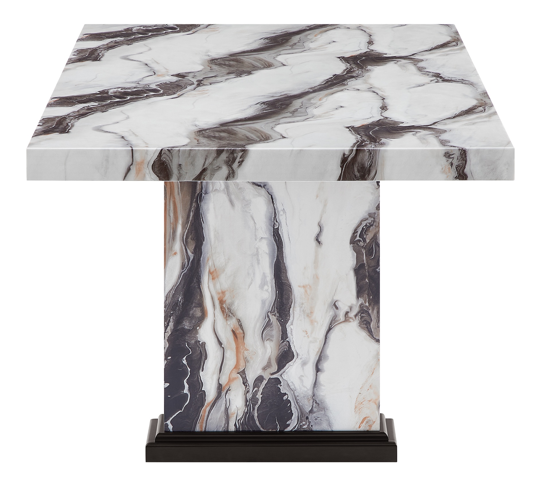 D8212 Faux Marble Rectangular Dining Table
