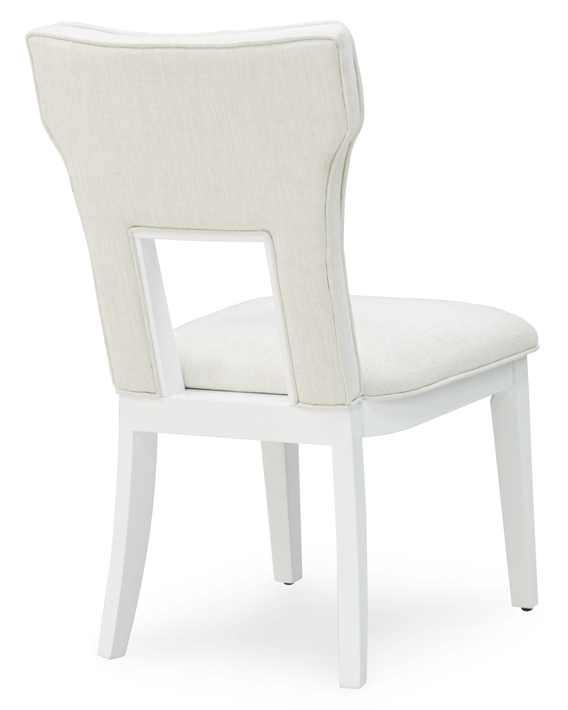 Chalanna Rectangular Extendable Dining Room Set | White & Glass