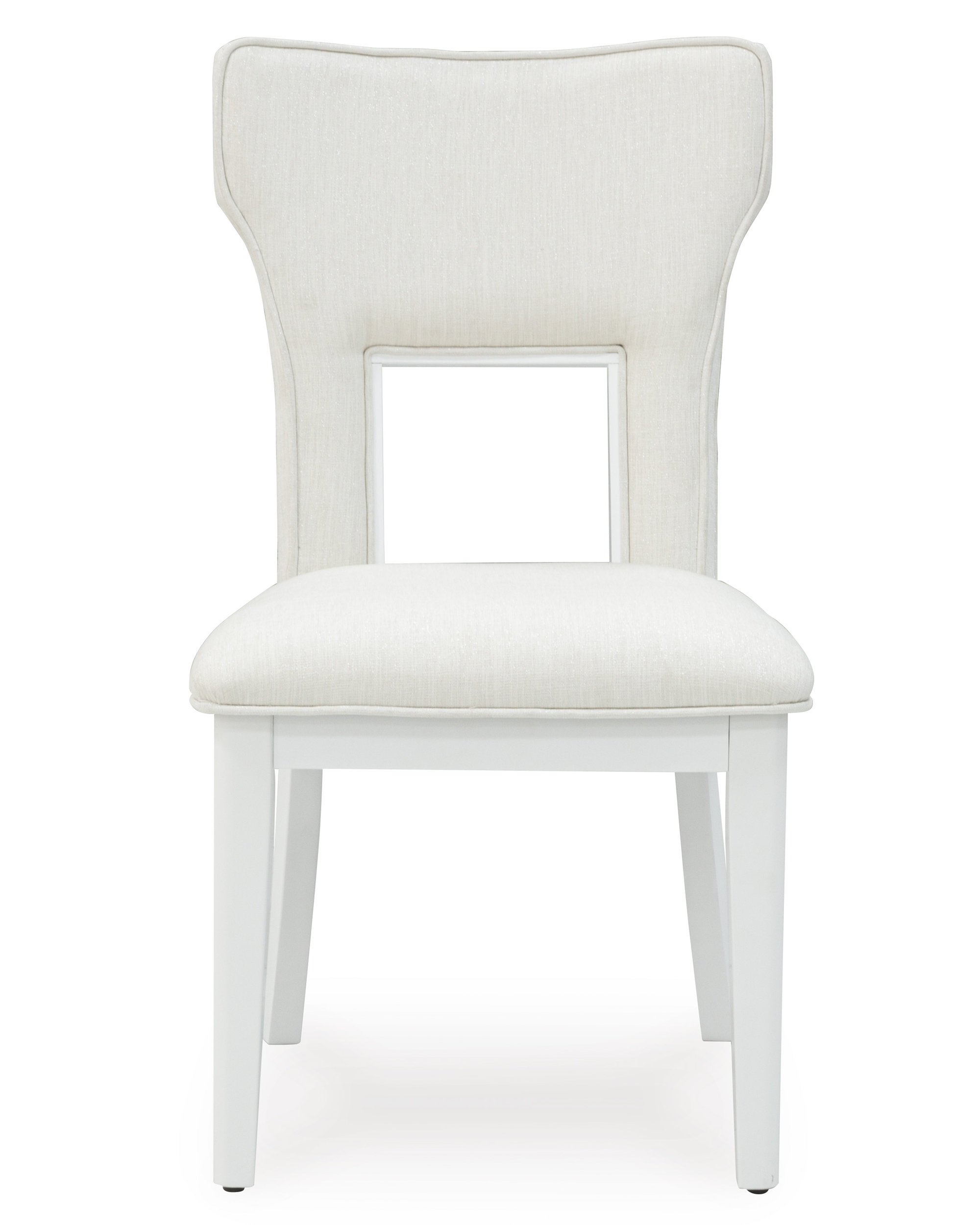 Chalanna Upholstered Dining Side Chair | White Cottage-Style