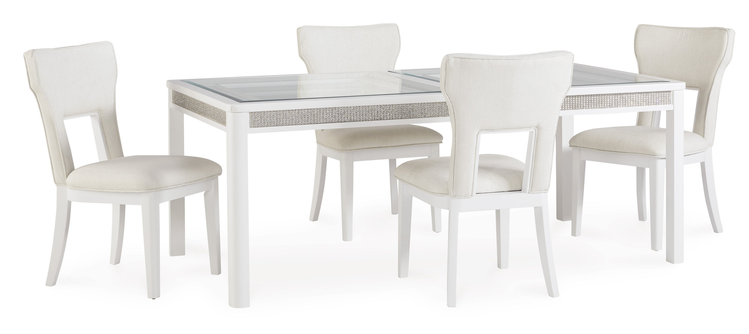 Chalanna Upholstered Dining Side Chair | White Cottage-Style