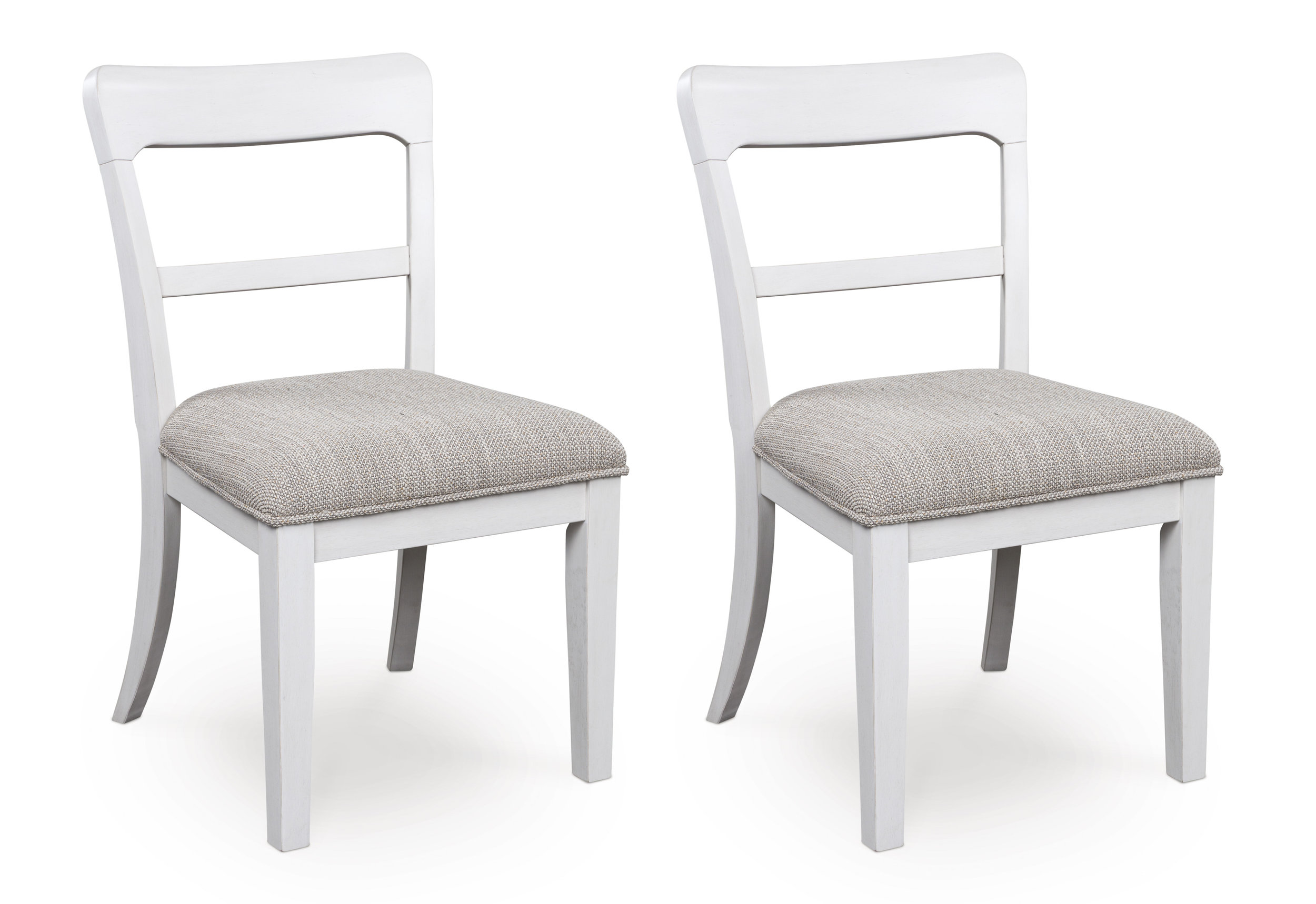 Greddinton Round Dining Set - Antiqued White Pedestal | Ashley