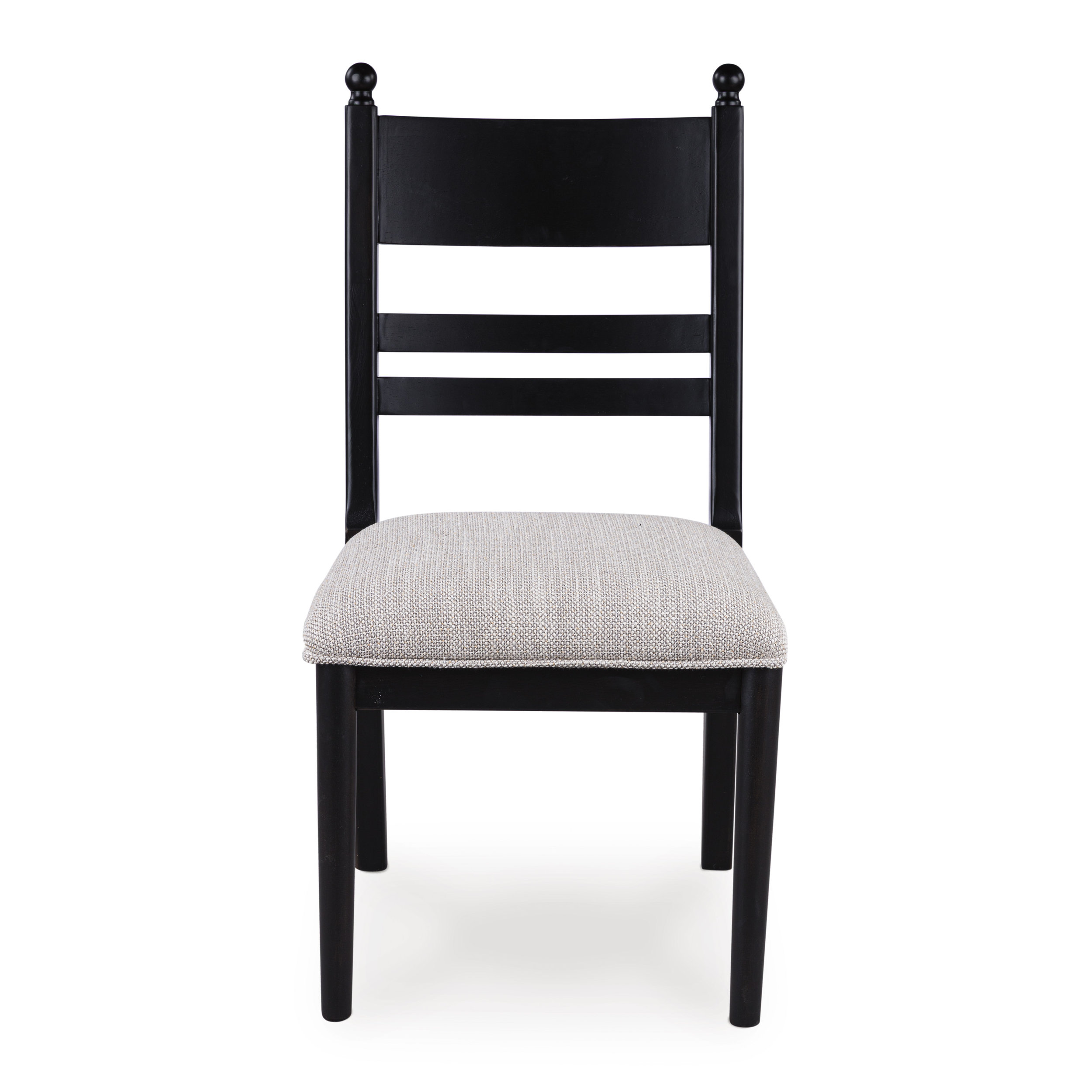 Greddinton Ladder-Back Dining Chair - Black (D824-07)