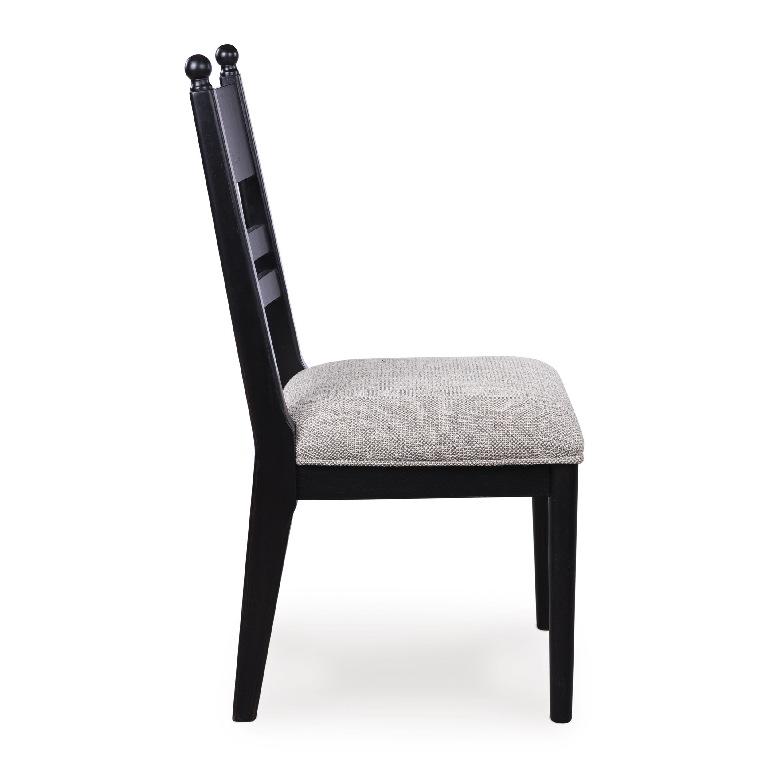 Greddinton Ladder-Back Dining Chair - Black (D824-07)