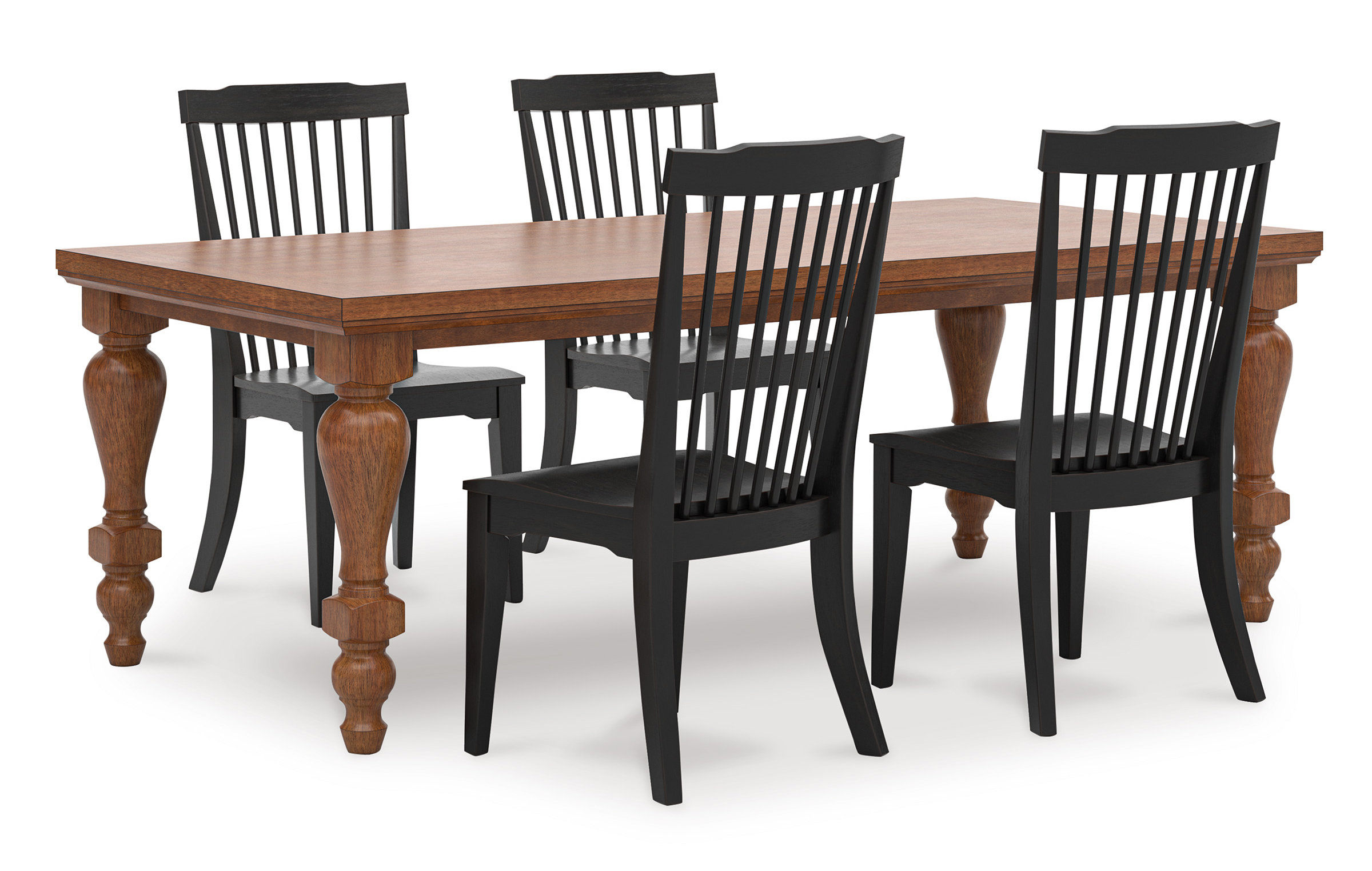 Greddinton Wood Dining Set - Brown Farmhouse Style | Ashley