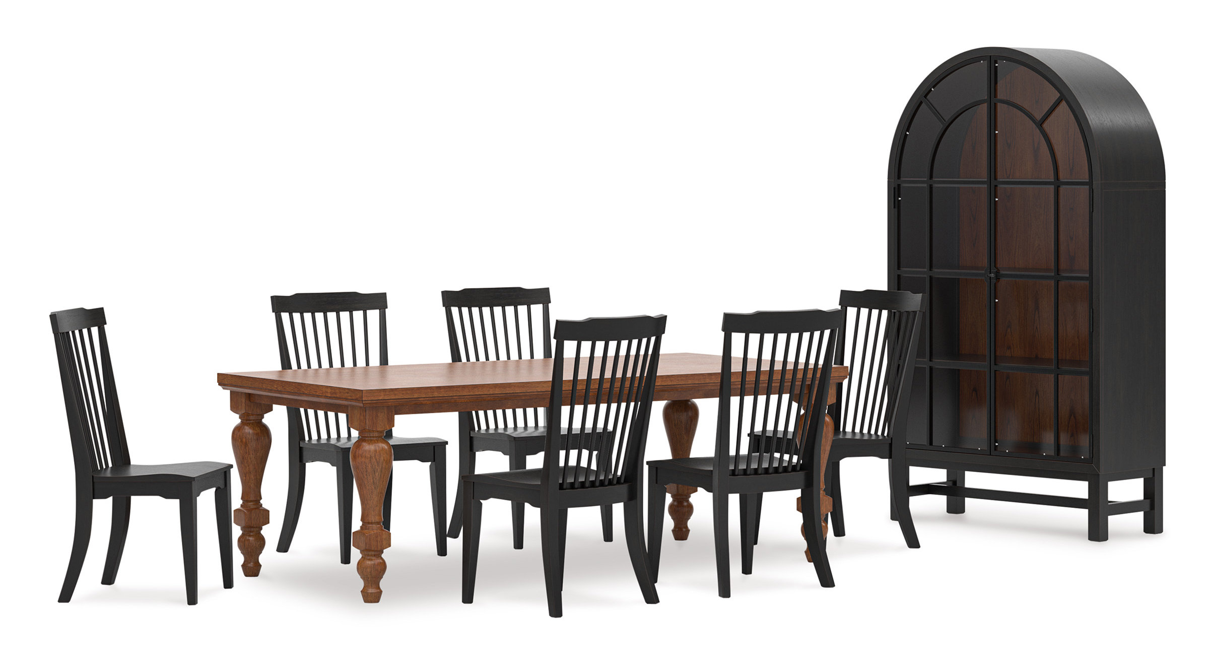Greddinton Wood Dining Set - Brown Farmhouse Style | Ashley