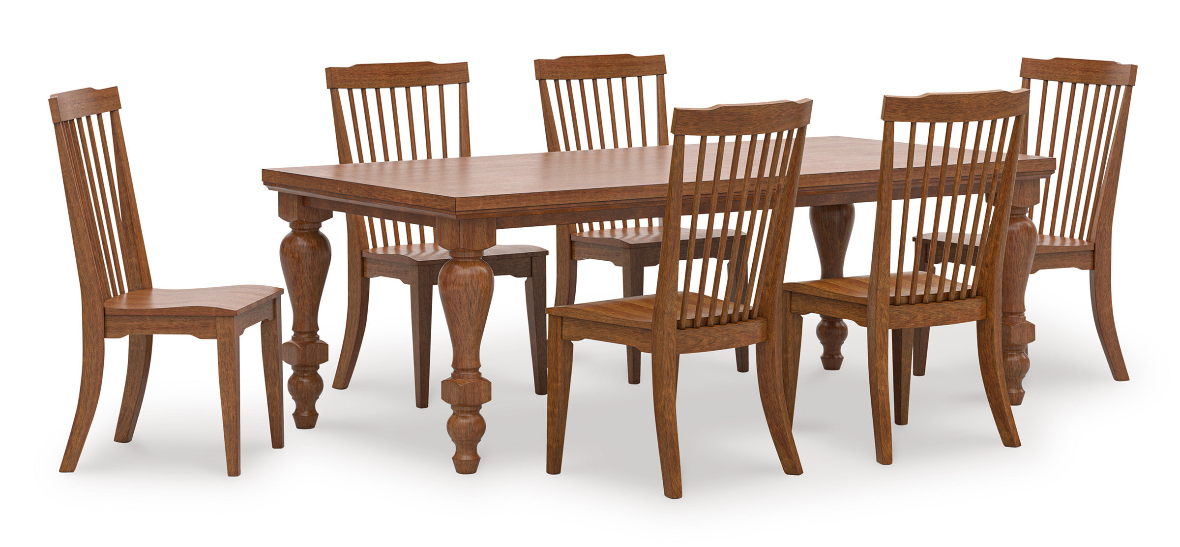 Greddinton Wood Dining Set - Brown Farmhouse Style | Ashley