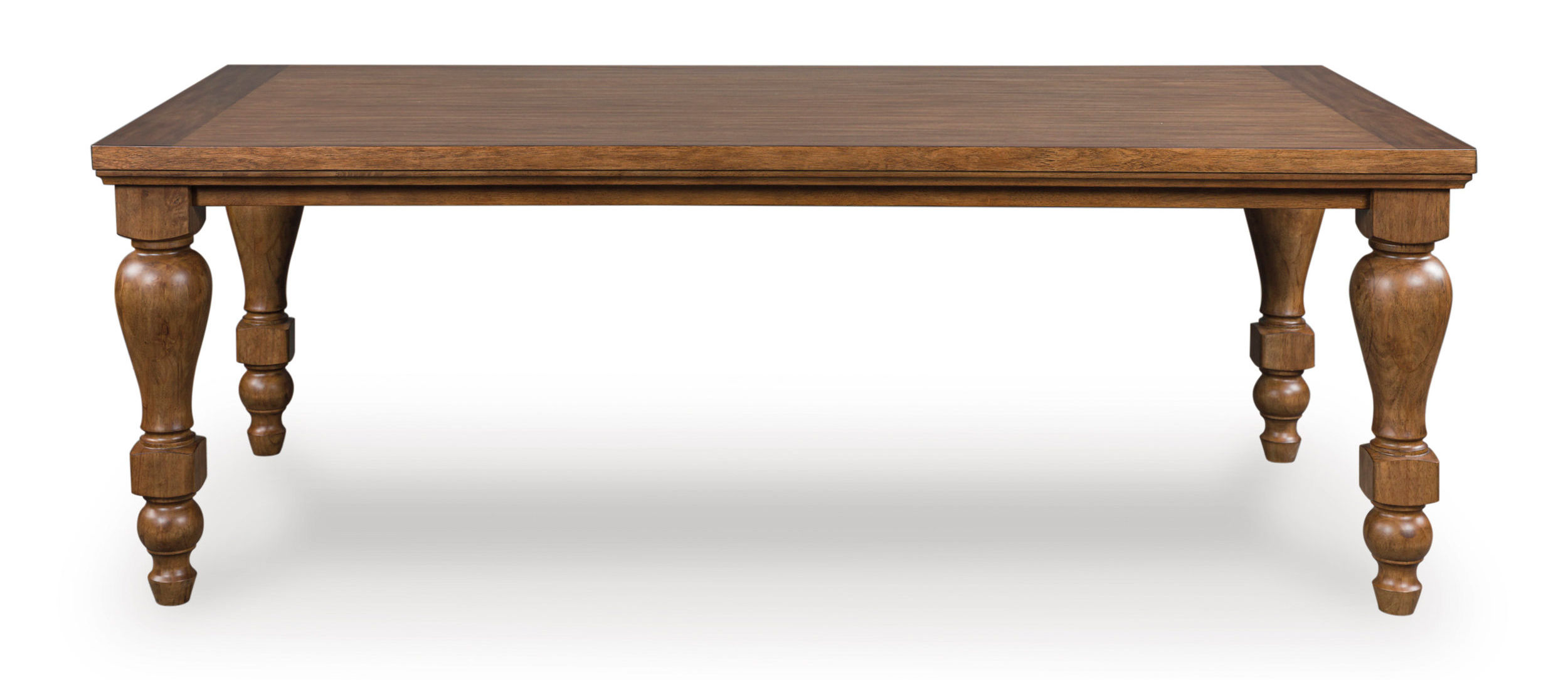 Greddinton Rectangular Wood Dining Table in Brown | Sohomod