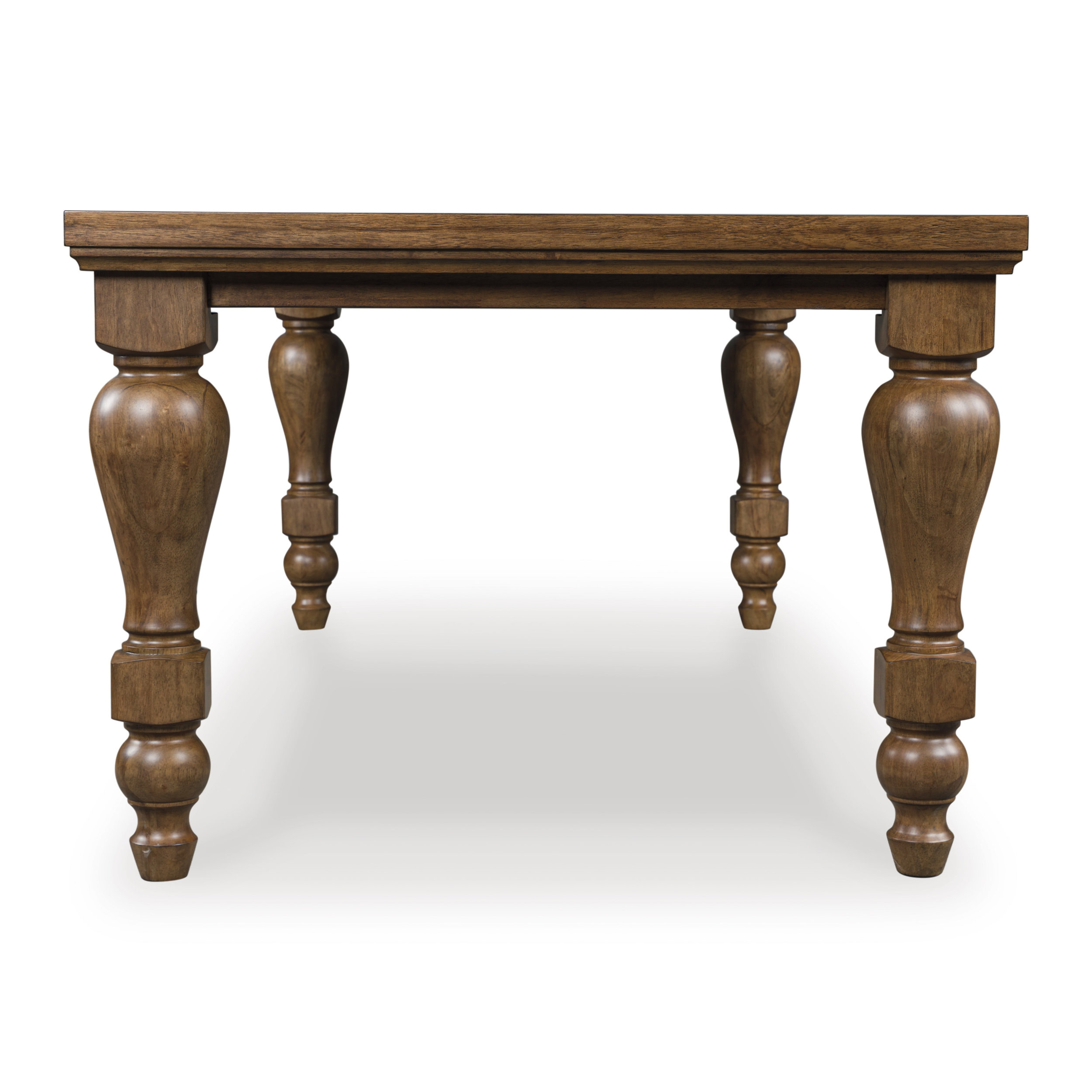 Greddinton Rectangular Wood Dining Table in Brown | Sohomod