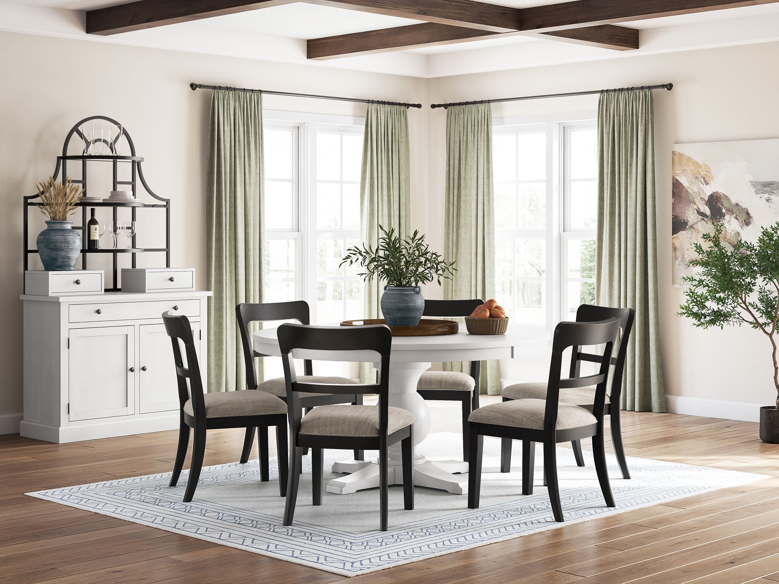 Greddinton Upholstered Dining Side Chair | Bistro-Style Seating