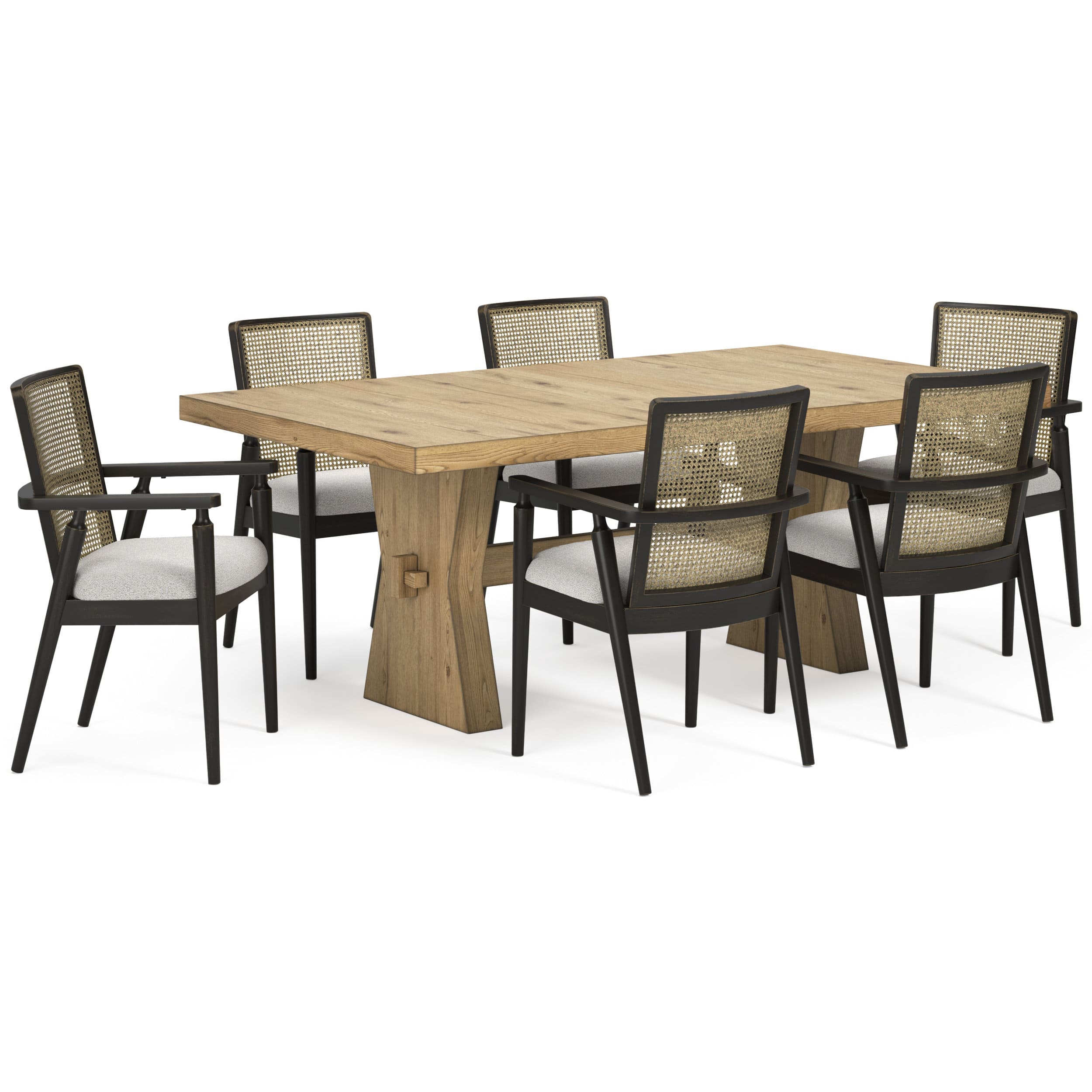 Galliden Wood Dining Room Set - Light Brown | Ashley Furniture
