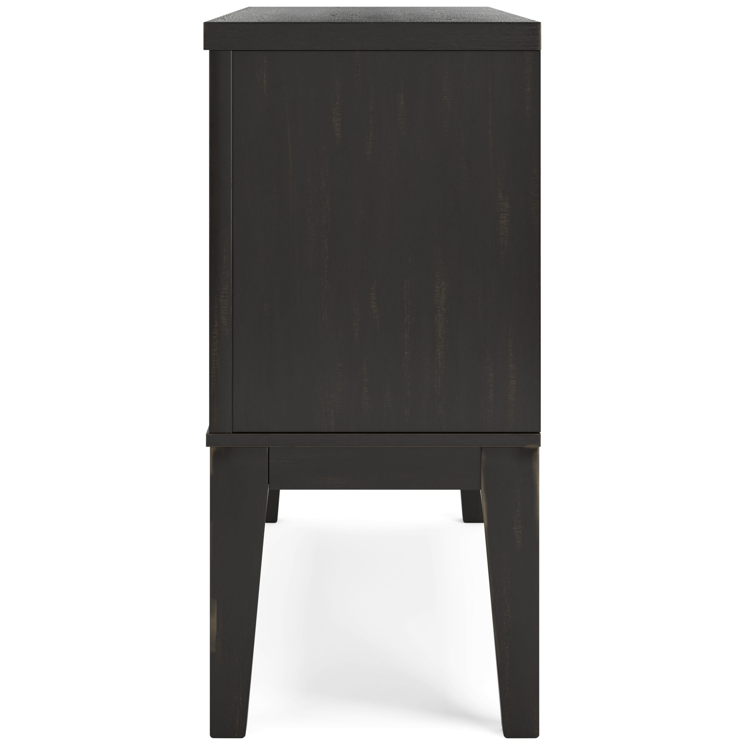 Galliden Extendable Dining Set - Rustic Oak & Black | Ashley