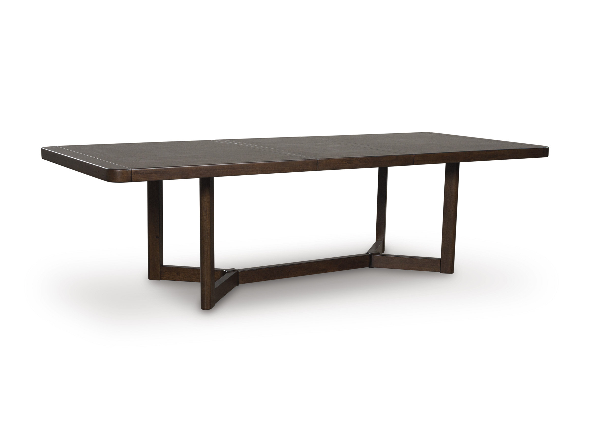 Dilenno Rectangular Extendable Dining Room Set | Dark Brown